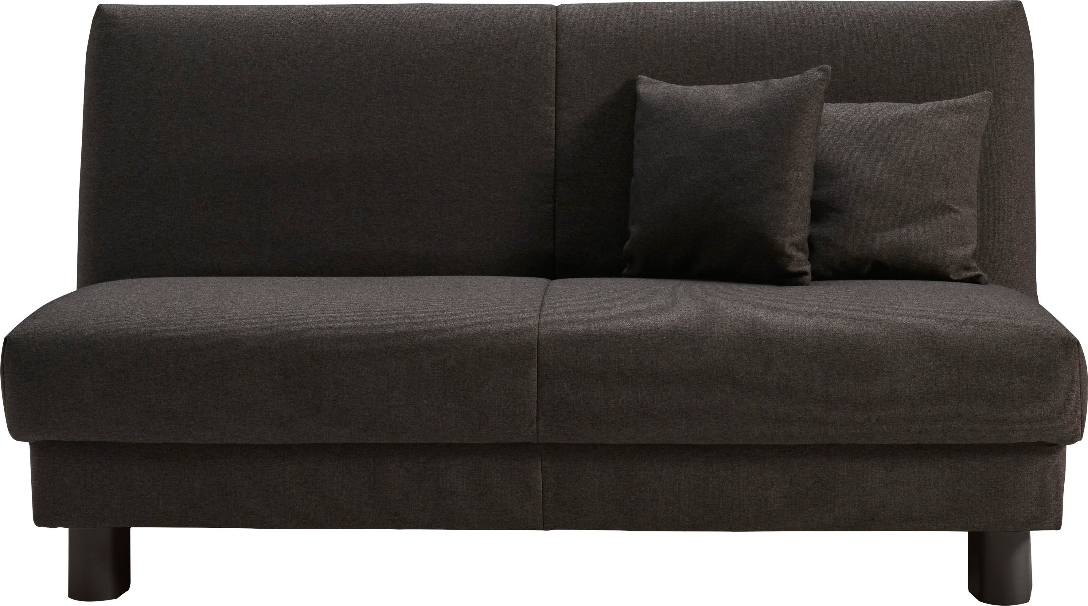 ell + ell Schlafsofa Enny, Breite 180 cm, Liegehöhe 45 cm, Füße schwarz