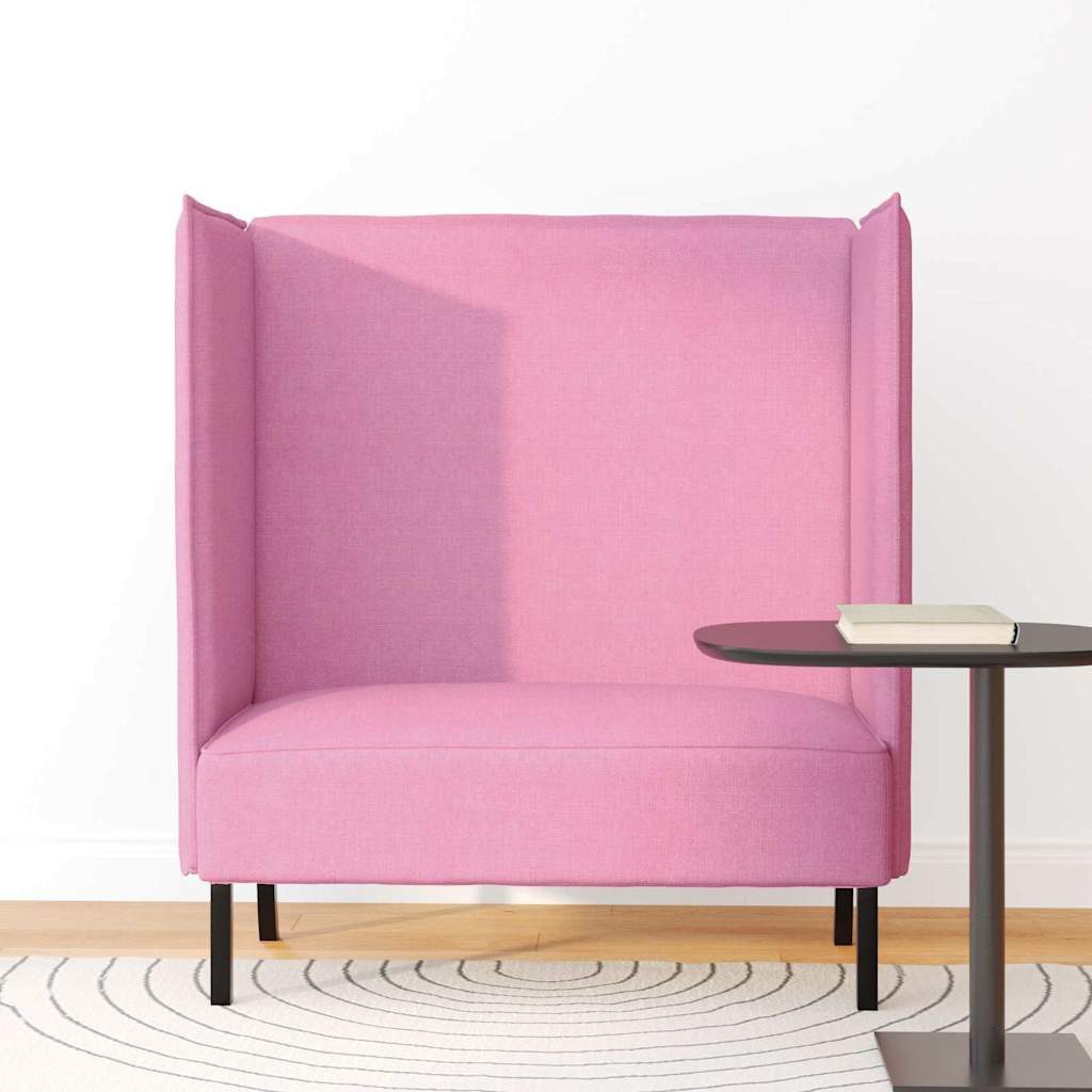 vidaXL Sofa Hoher Rücken Sofa Rosa günstig online kaufen