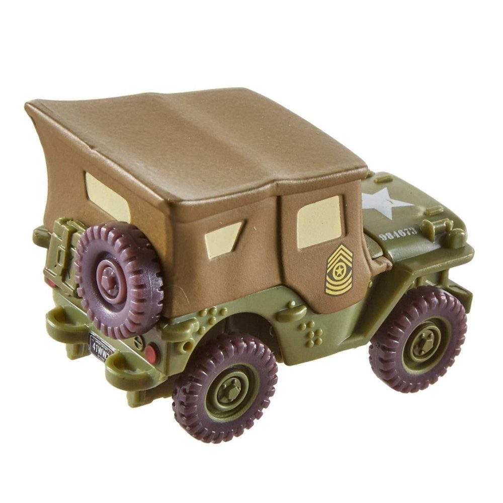 Disney Cars Spielzeug-Rennwagen Sarge FJH95 Disney Cars Die-Cast 1:55 Mattel Fahrzeuge