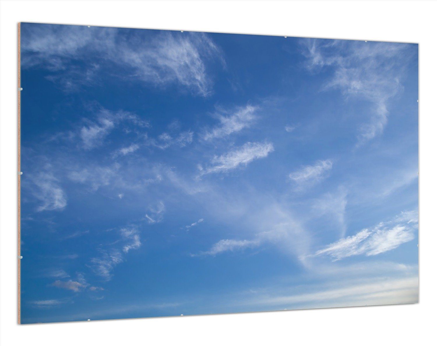 Wallario Poster, Blauer Himmel mit vereinzelten günstig online kaufen