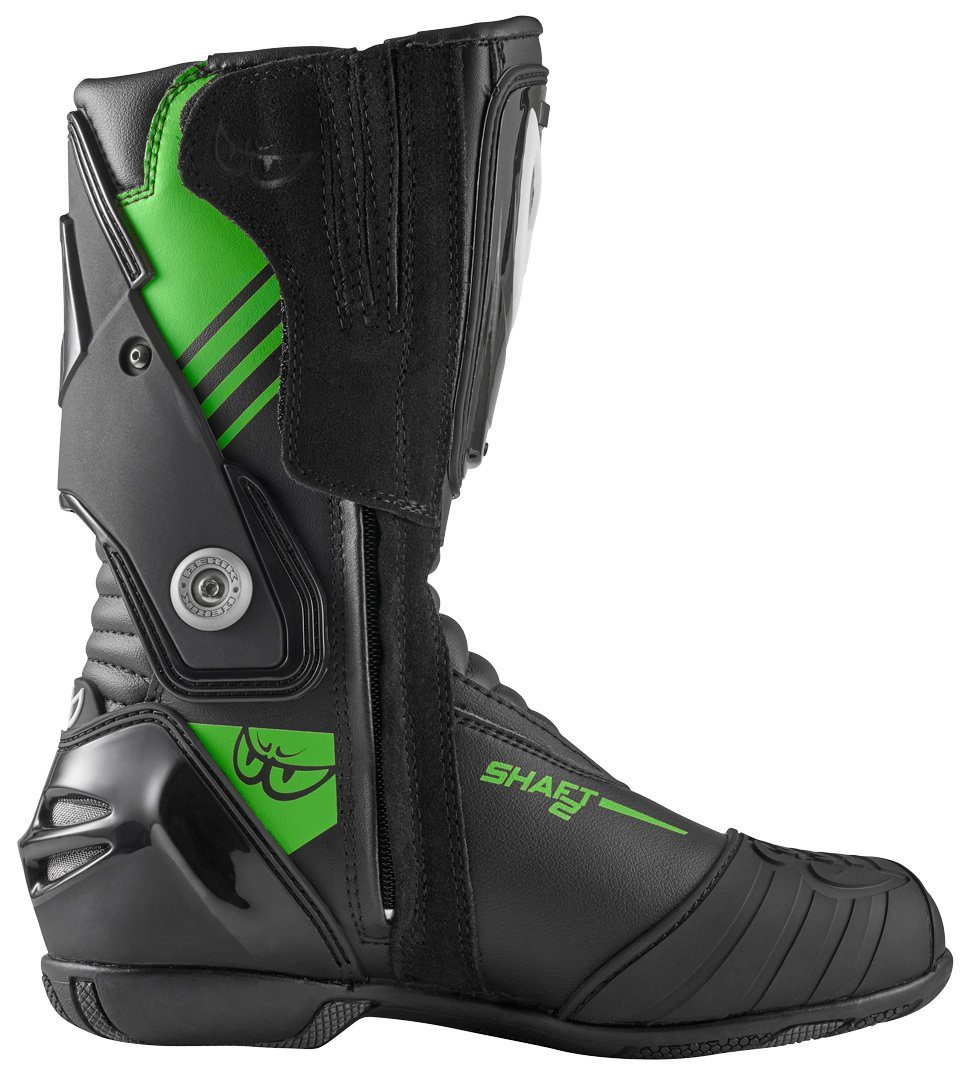 Motorradstiefel Berik Motorradstiefel Shaft 3.0 Black/Green