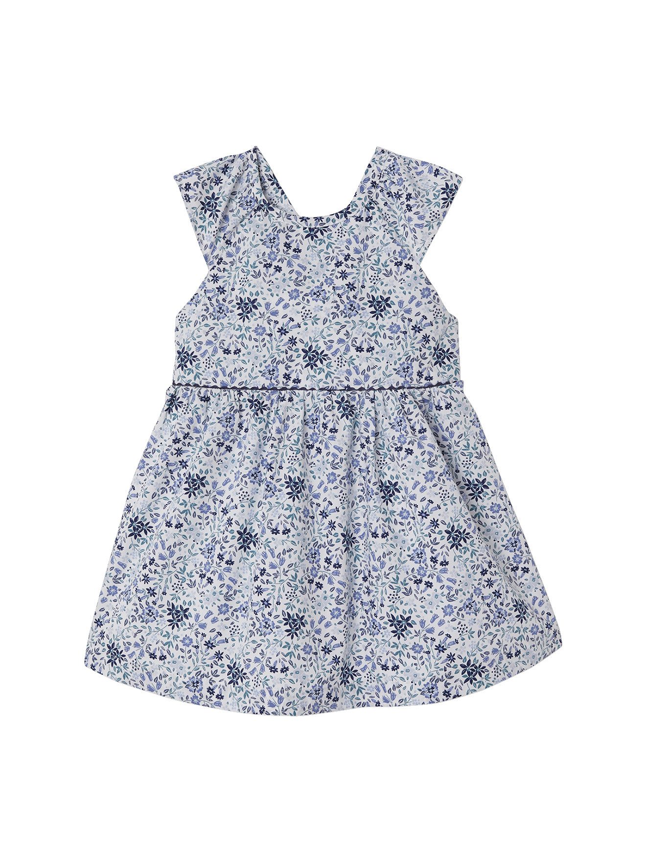 vertbaudet Minikleid Festliches Baby Kleid Blumenmuster