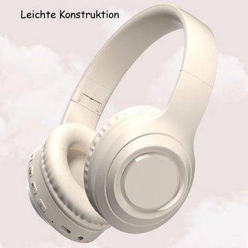 Diida Kopfhörer, Bluetooth-Kopfhörer,Gaming-Headset,Kabellose Kopfhörer Over-Ear-Kopfhörer (Zusammenklappbare Lagerung, Effektive Beseitigung von Umgebungslärm)