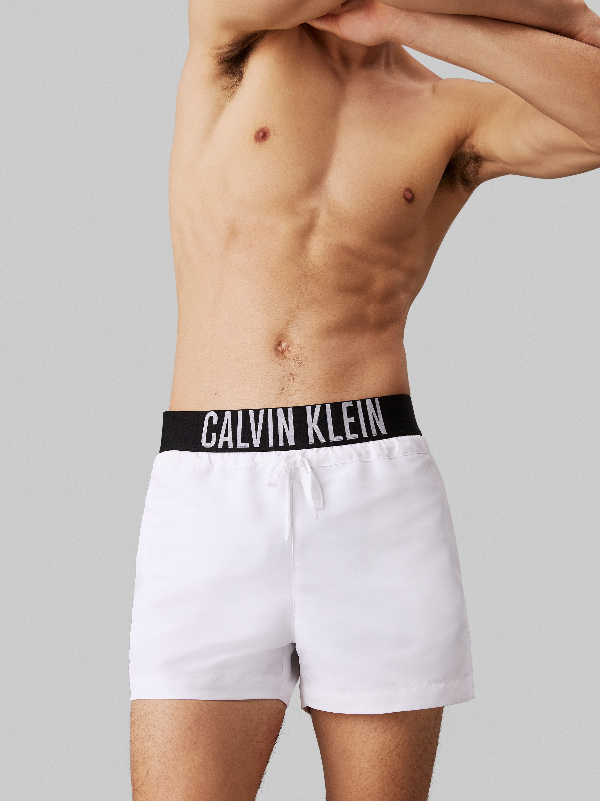 Calvin Klein Swimwear Badeshorts SHORT WB mit Logobund günstig online kaufen