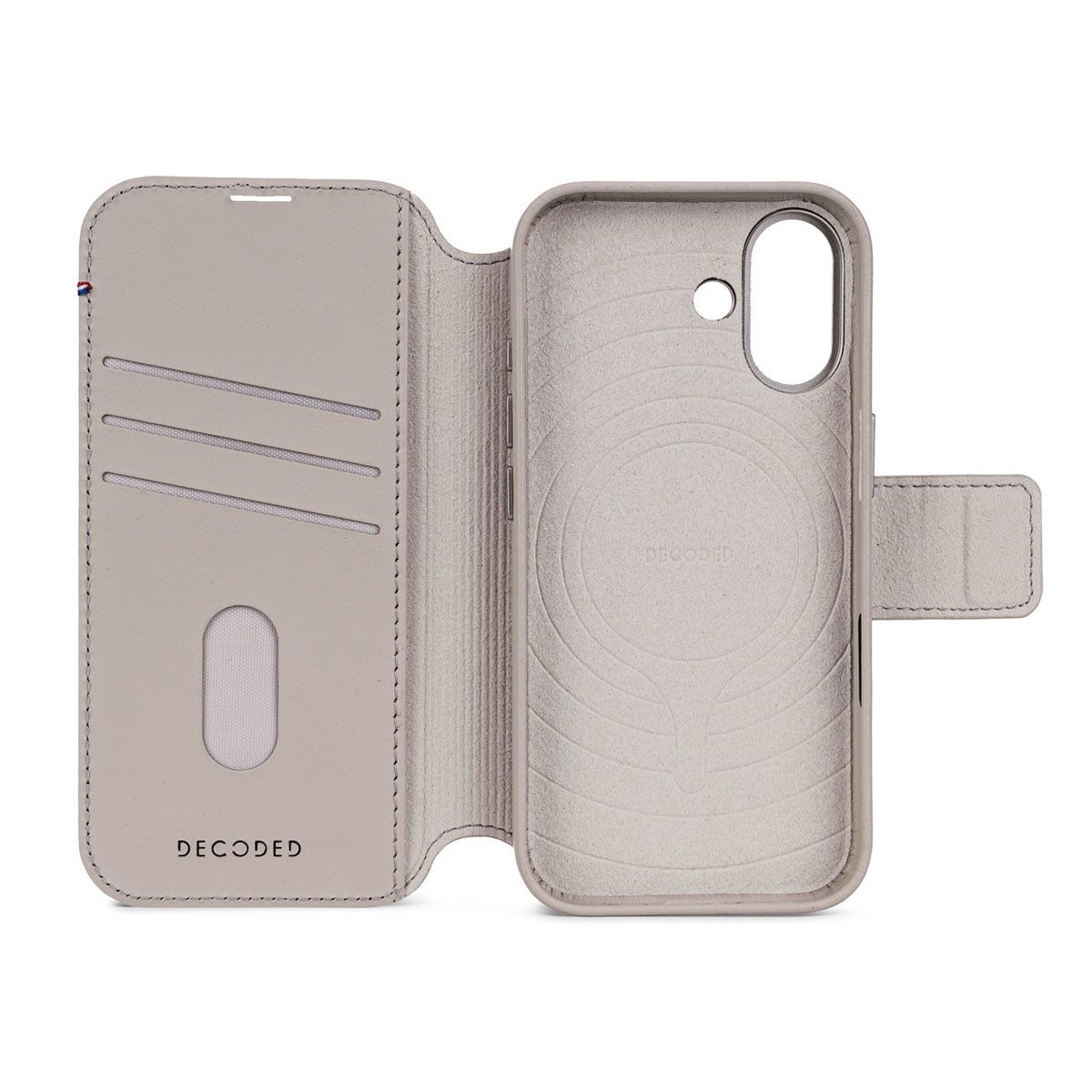 DECODED Flip Case Decoded 2 in 1 Leather Klapphülle MagSafe Apple iPhone 17 Pro Max - So