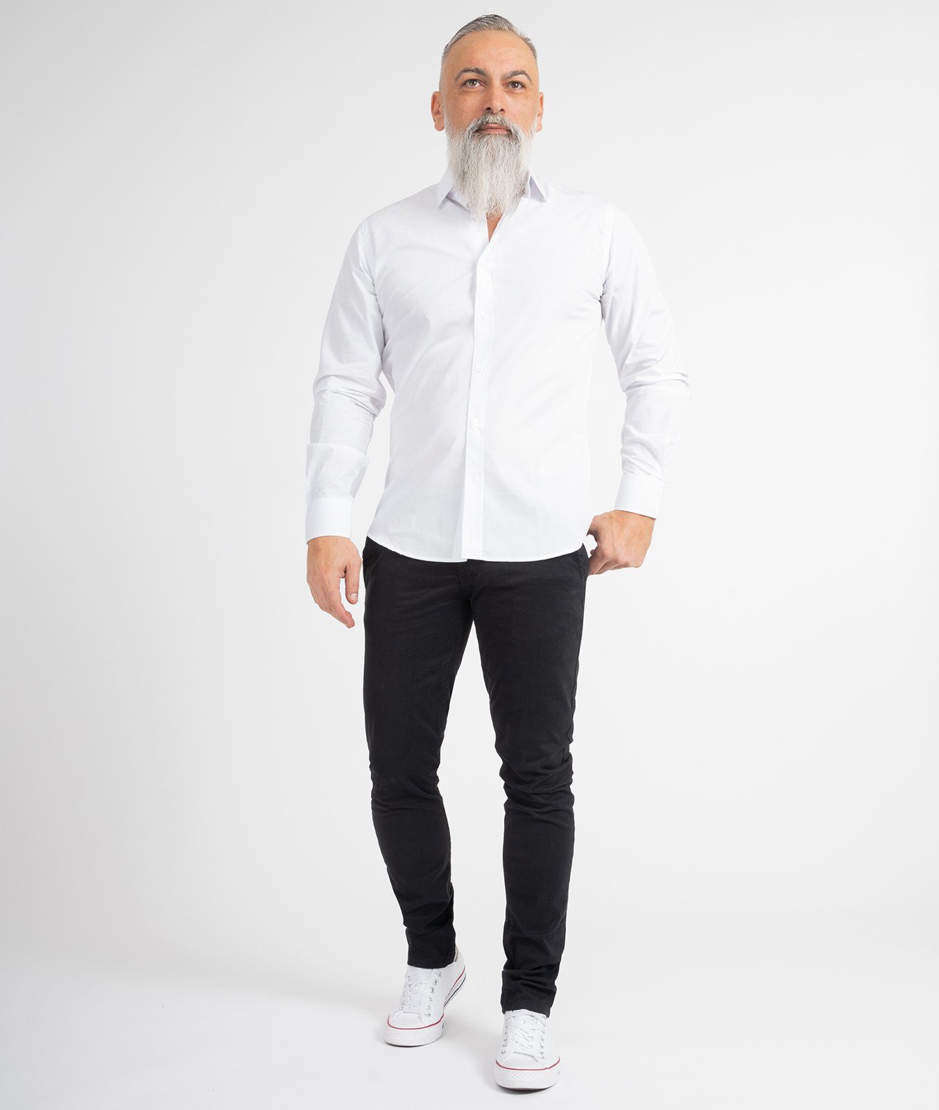 Indumentum Chinohose Herren Slim Fit Hose IS-305