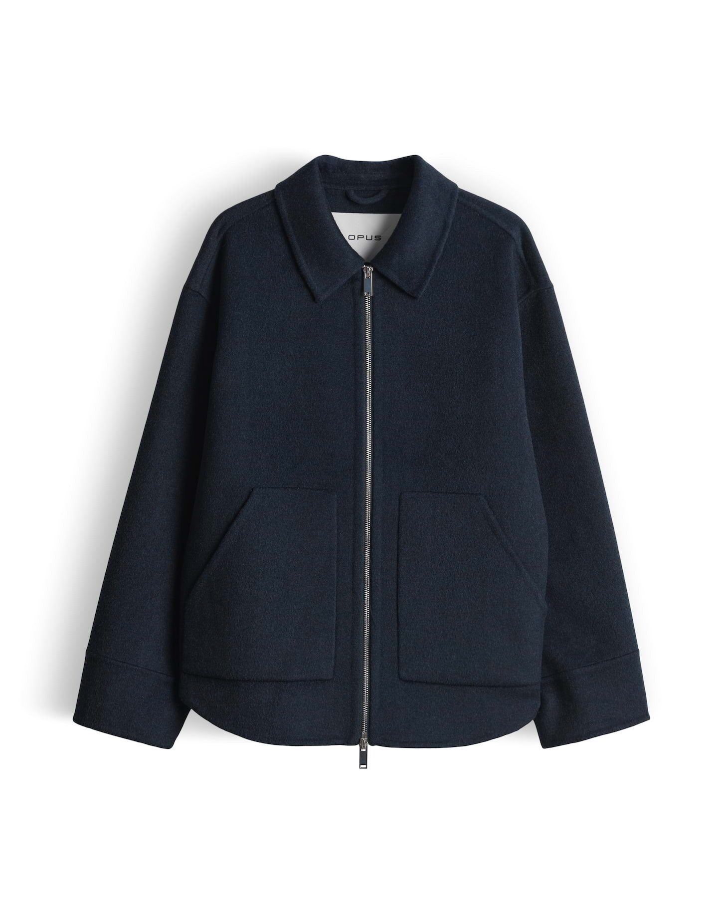 OPUS Wolljacke HILLVYN aus hochwertigem Wolle Mix Weite Passform, gerader Schnitt, überschnittene Schulter