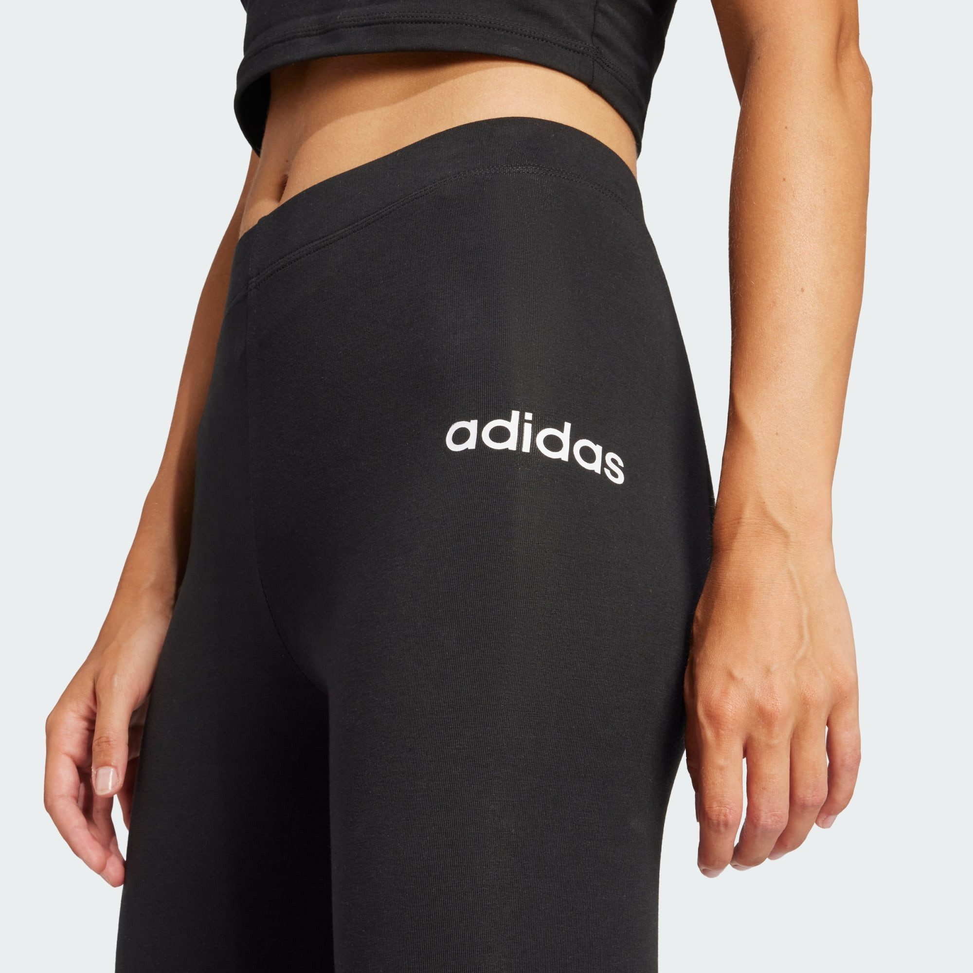 adidas Sportswear Leggings ESSENTIALS LINEAR COTTON LEGGINGS (1-tlg)