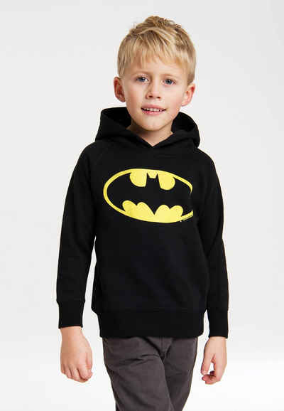 LOGOSHIRT Kapuzensweatshirt DC - Batman Logo mit Batman-Logo