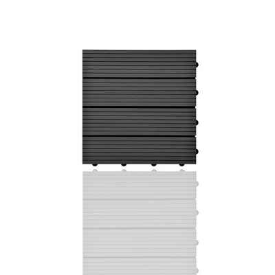 euroharry WPC-Fliesen WPC Terrassenplatten, 30x30cm, 110-St., WPC-Fliesen 10m²