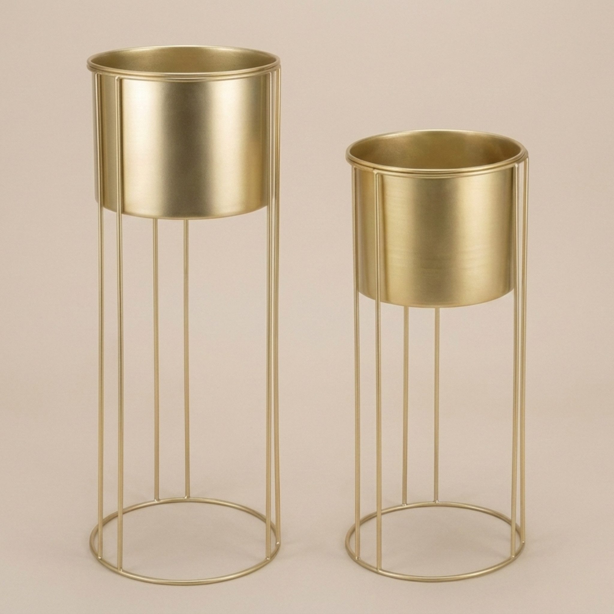 EDENIA Blumenständer Goldene Blumenständer Glamour OSMOS, 2er-Set (2er-Set, Set aus 2 Stück)