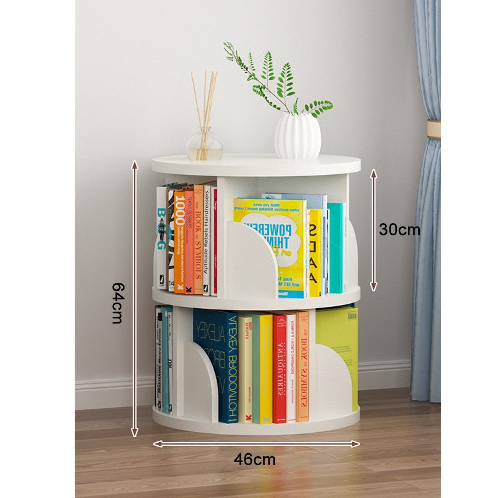 NUODWELL Bücherregal Drehbare Bücherregal, 2/3/4/5 Etagen günstig online kaufen