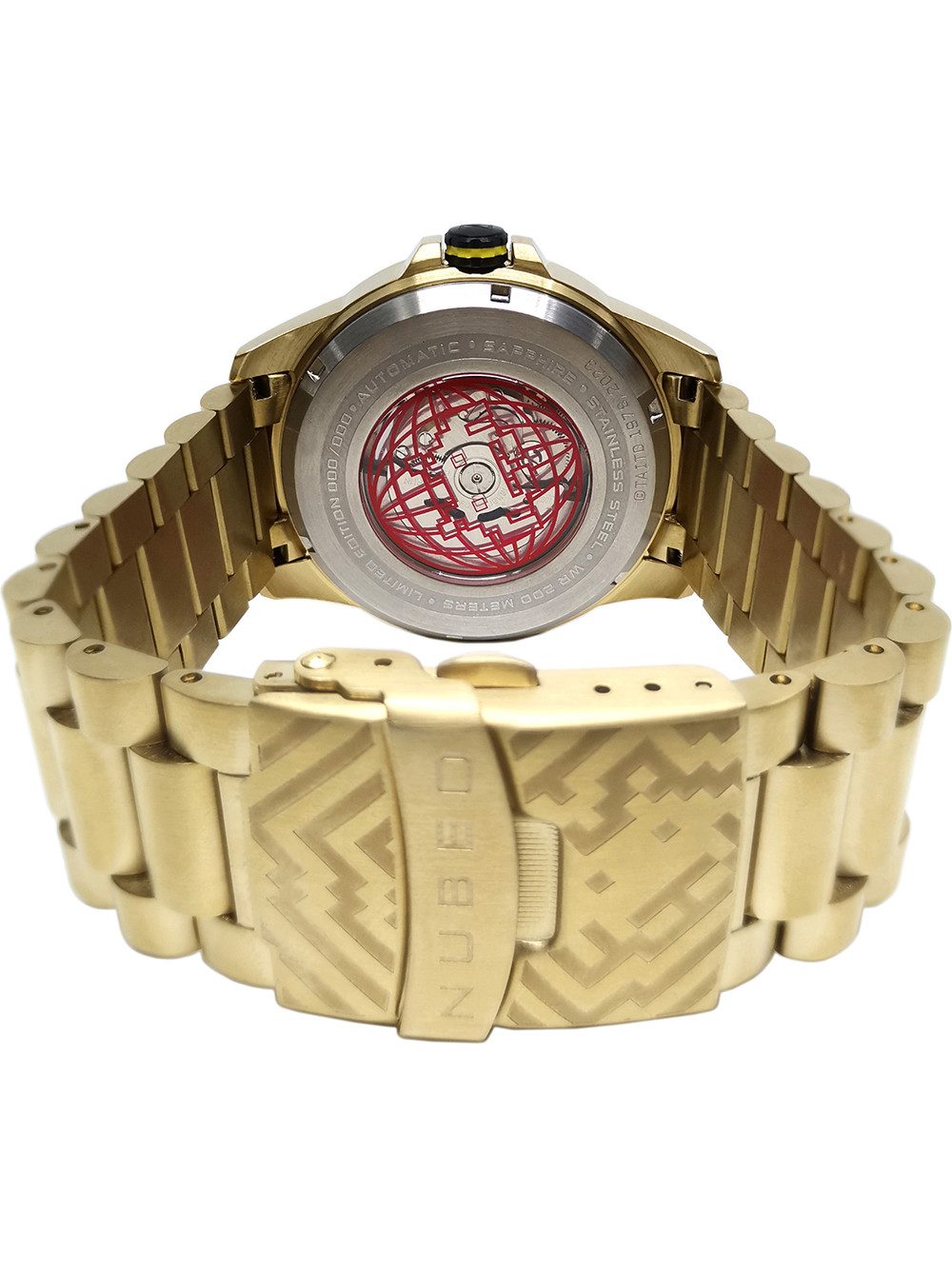 Nubeo Automatikuhr Nubeo NB-6082-SI-33 Herrenuhr Quasar Automatik Limited 48mm 20ATM Nubeo NB-6082-SI-33 Herrenuhr Quasar Automatik Limited 48mm 20ATM