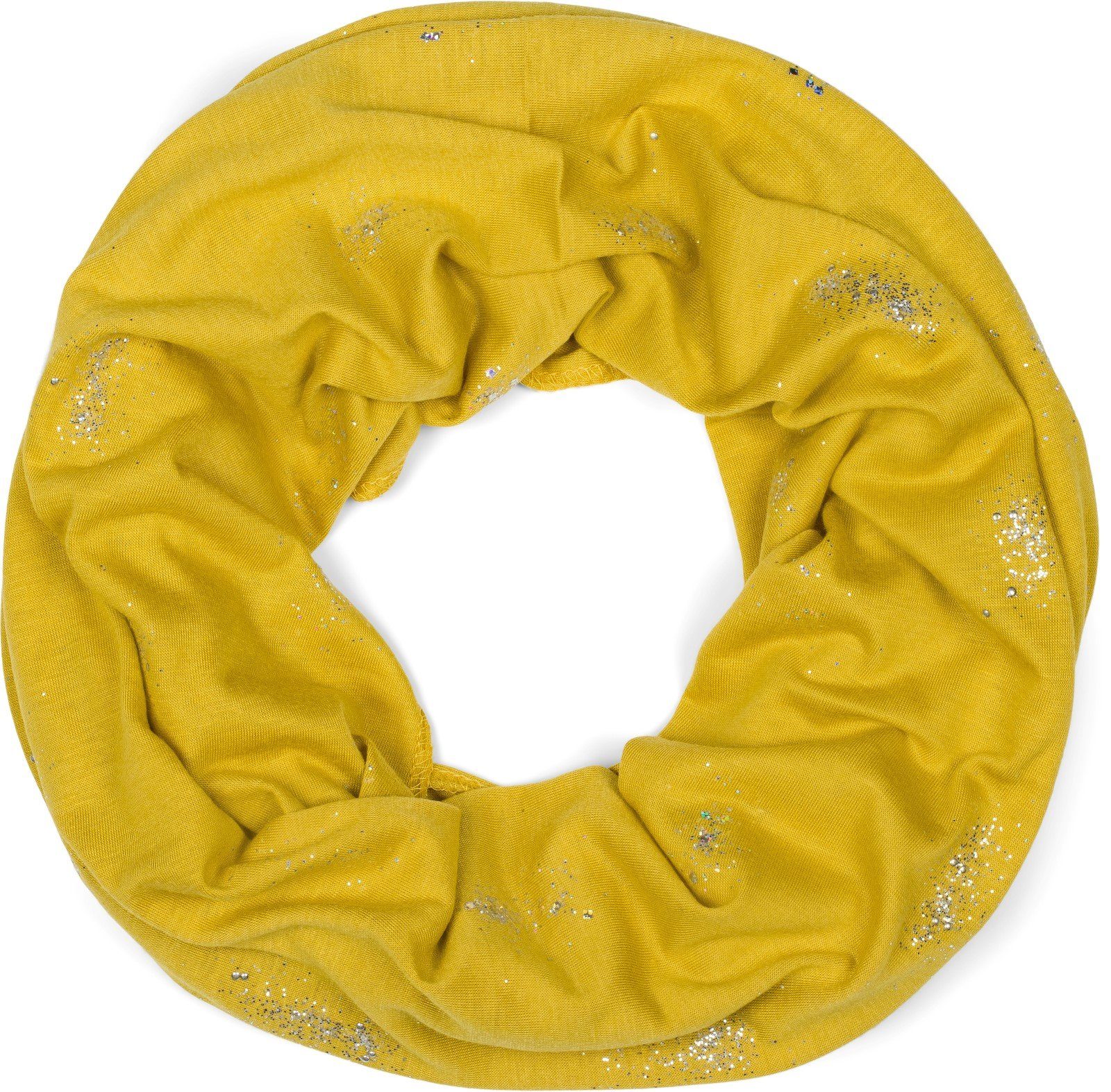 Loop Loop Schal mit Glitzer und Pailletten Punkte
