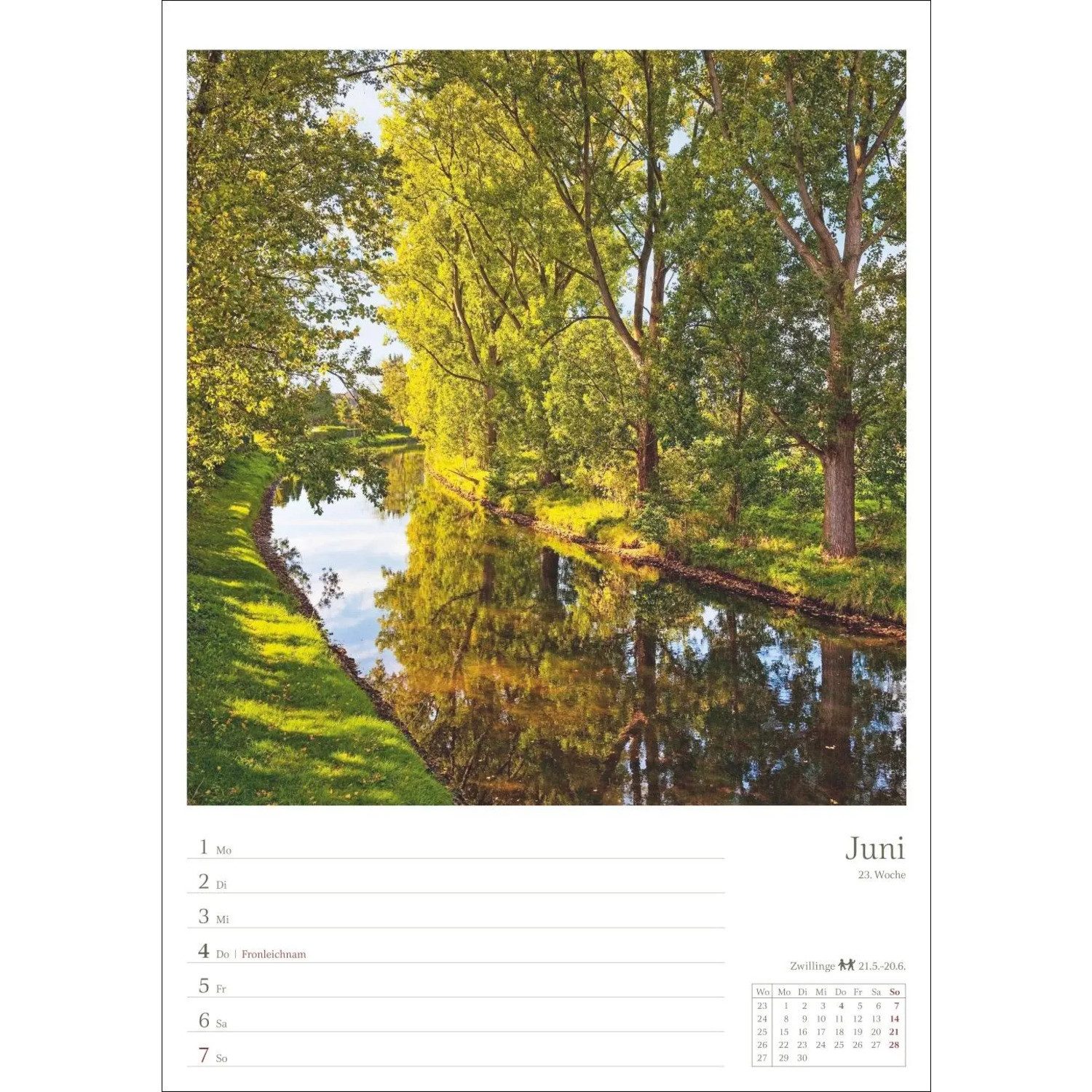 Harenberg Kalender Verlag Wandkalender Landleben Wochenplaner 2026 - 53 Blatt mit Weisheit der Woche auf...