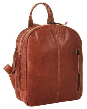 X-Zone Cityrucksack, echt Leder