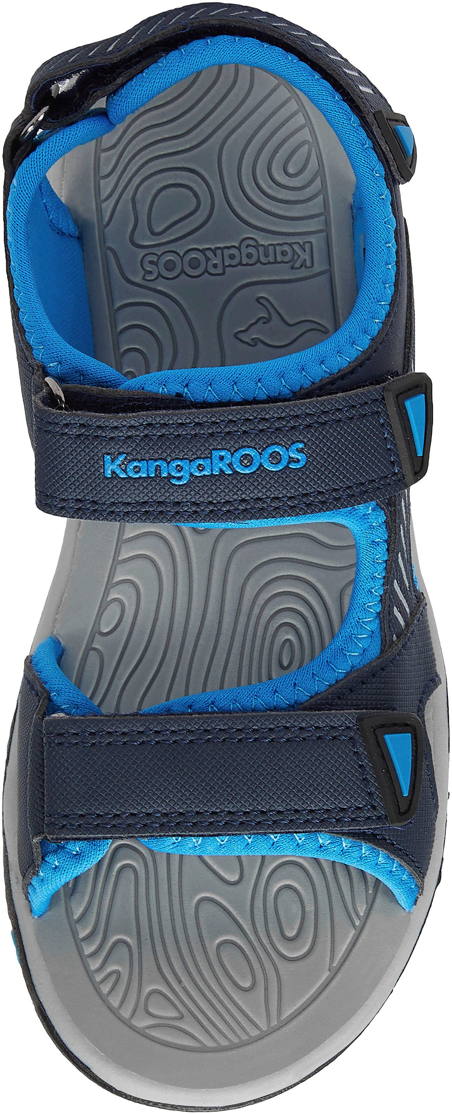 blau Barbo KangaROOS mit K-Celtic Sandale Klettverschluss