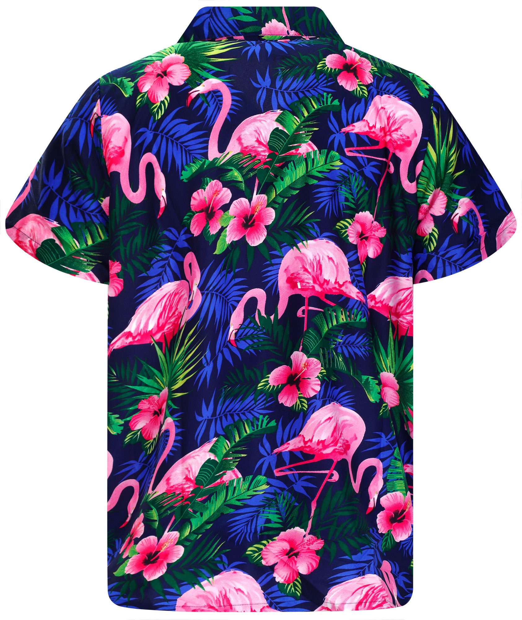 King Kameha Hawaiihemd Flamingo Flowers Funky Hawaii-Hemd Herren Kurzarm Fr günstig online kaufen