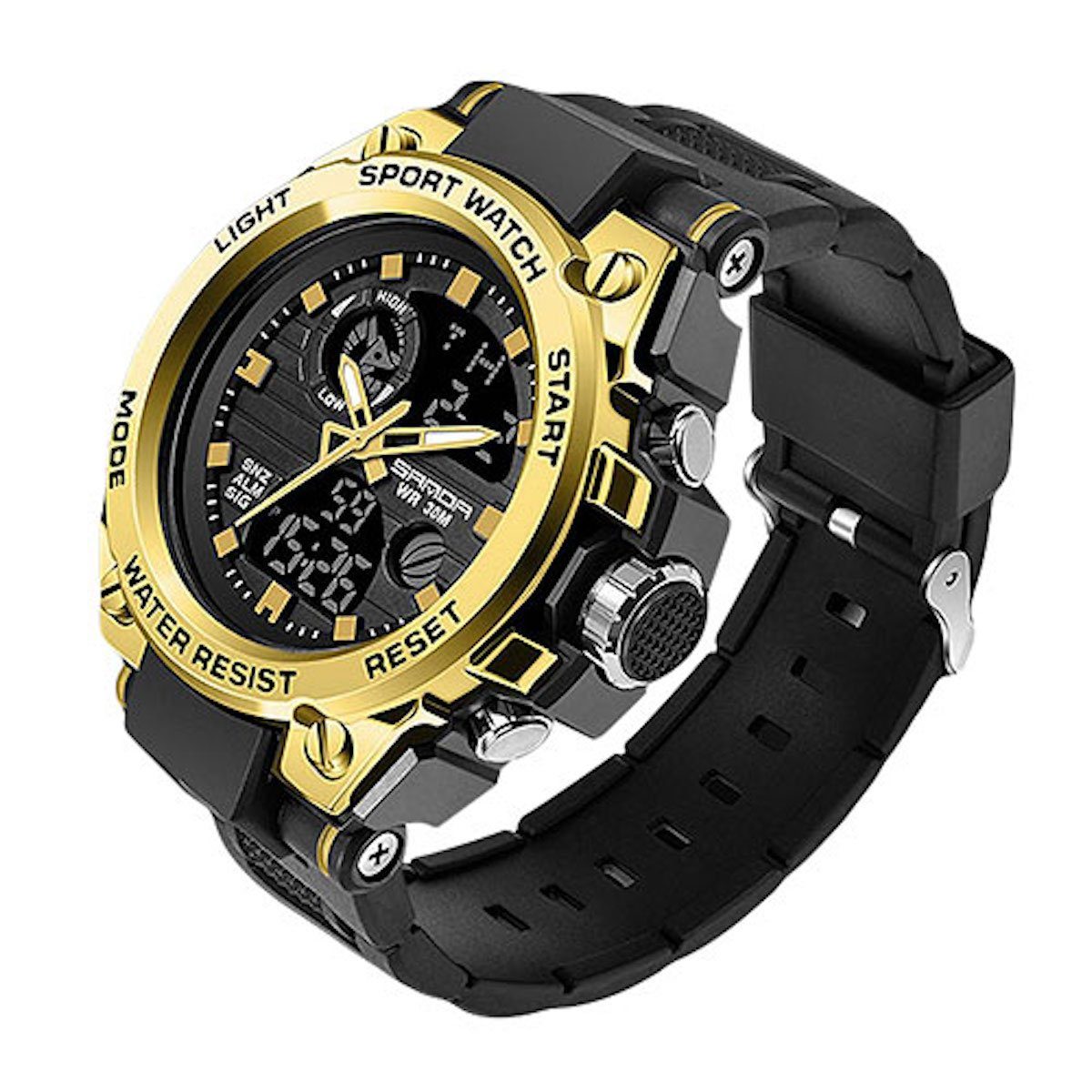 Taffstyle Sportuhr Herren Armbanduhr Digital Sportuhr günstig online kaufen