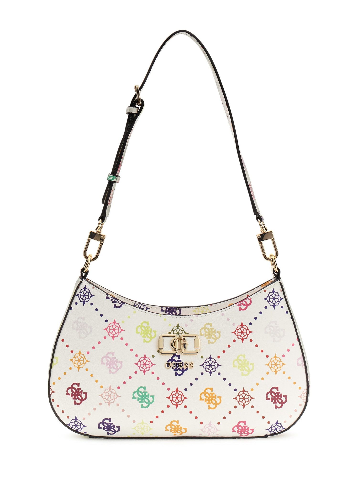 Guess Handtasche Guess Damen Tasche Emelie weiß multi günstig online kaufen