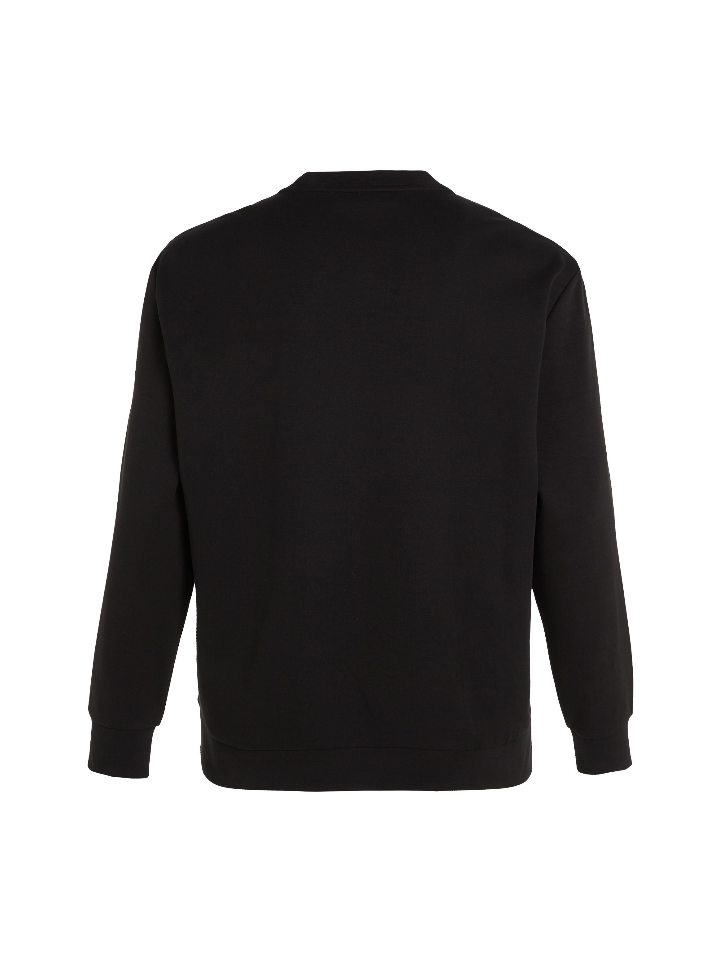 Big&Tall Calvin Logoschriftzug Klein schwarz mit Sweatshirt