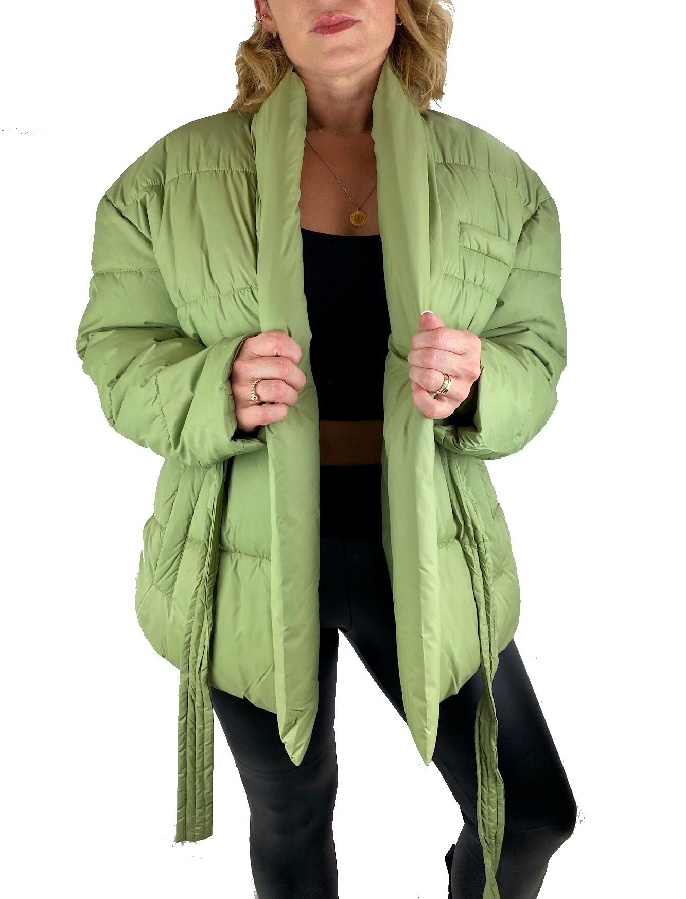 Worldclassca Steppjacke Worldclassca DAMEN WINTERJACKE STEPPJACKE MIT GÜRTE günstig online kaufen