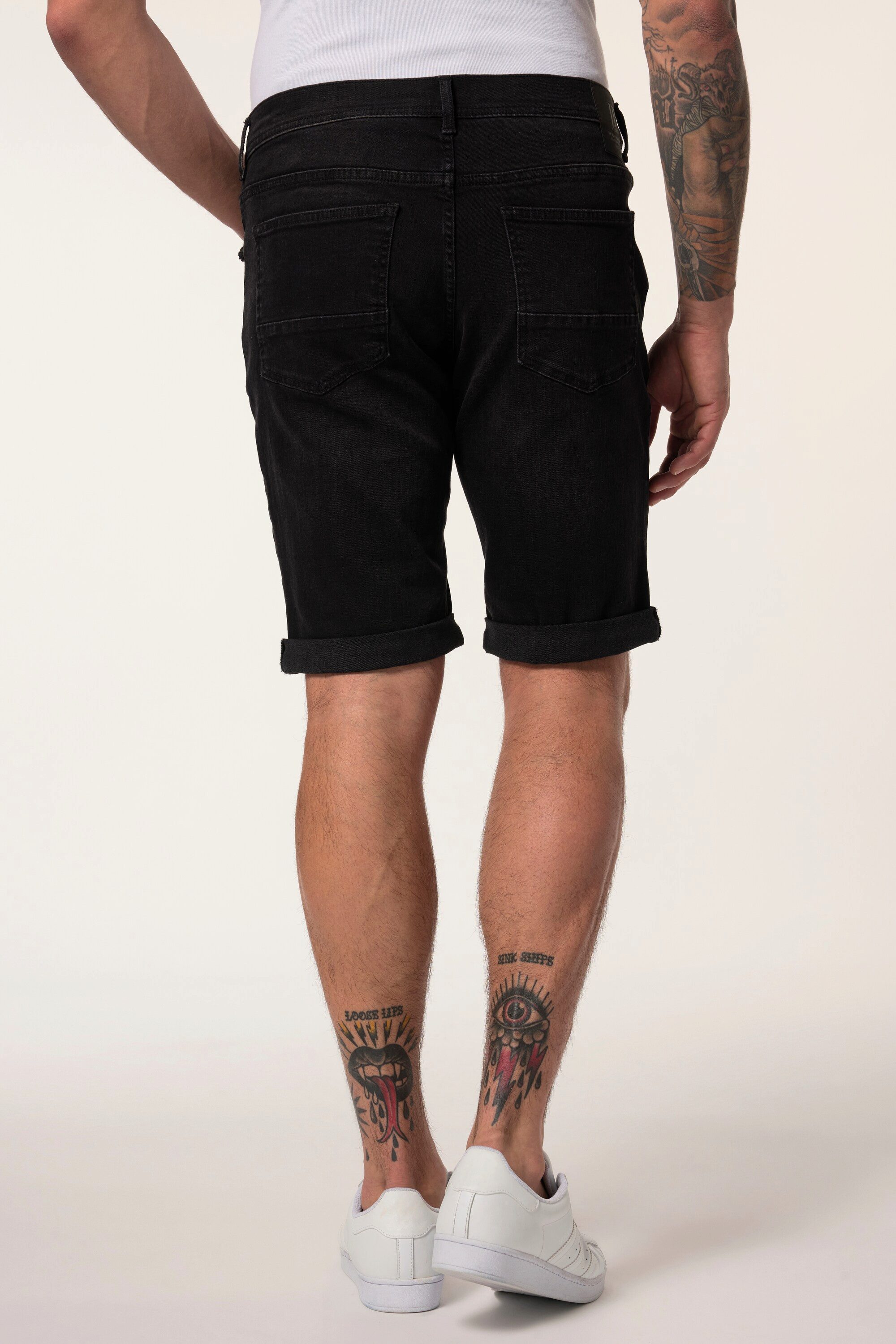 JP1880 Bermudas Jeansbermuda FLEXNAMIC® Denim 5-Pocket destroyed