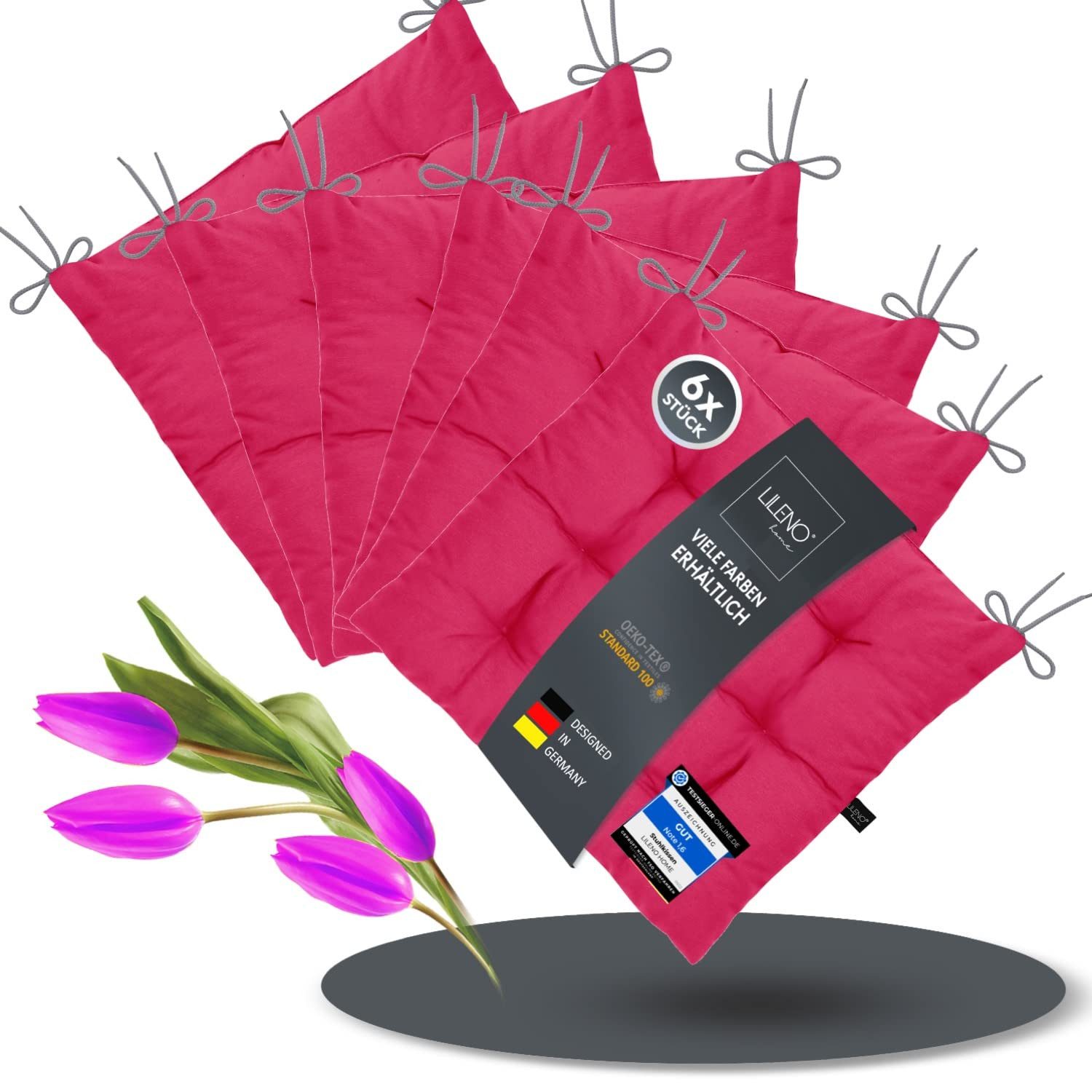 LILENO HOME Stuhlkissen Sitzkissen für Gartenstuhl, günstig online kaufen