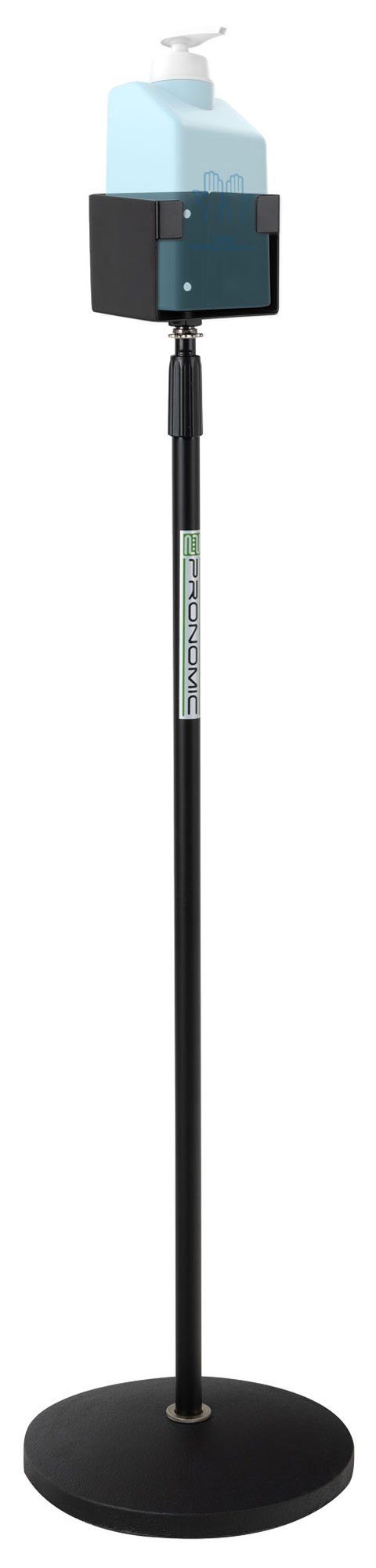 Stagecaptain Desinfektionsmittelspender-Ständer Stagecaptain DH-20BK Desinfektionsmittelständer, (bis 0 Zoll)