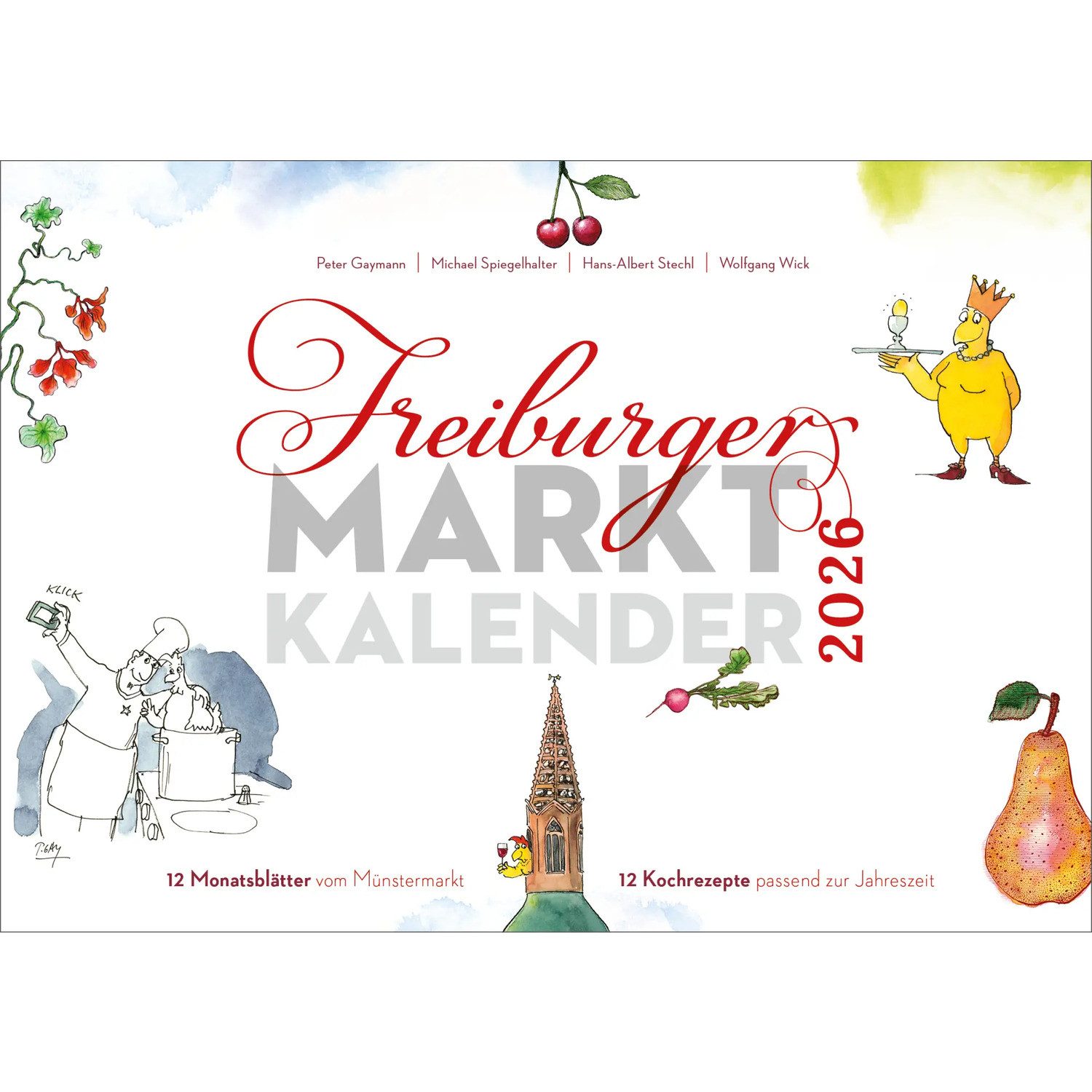 Wandkalender Freiburger Marktkalender 2026