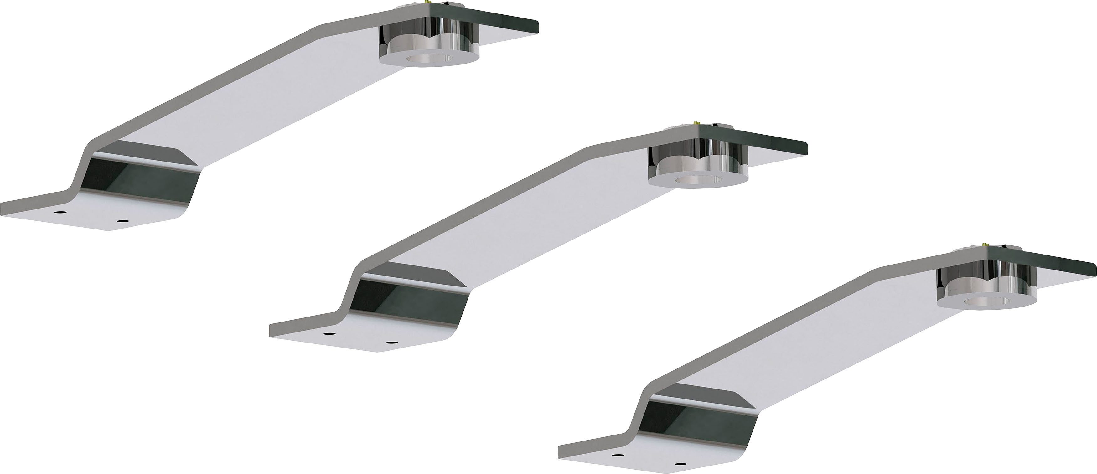 WIEMANN Aufbauleuchte, LED fest integriert, (3er Set)