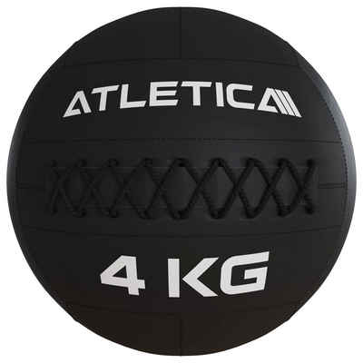 ATLETICA Gewichtssack WallBalls 4-12kg, Aus strapazierfähigem Kunstleder, Ø 35 cm