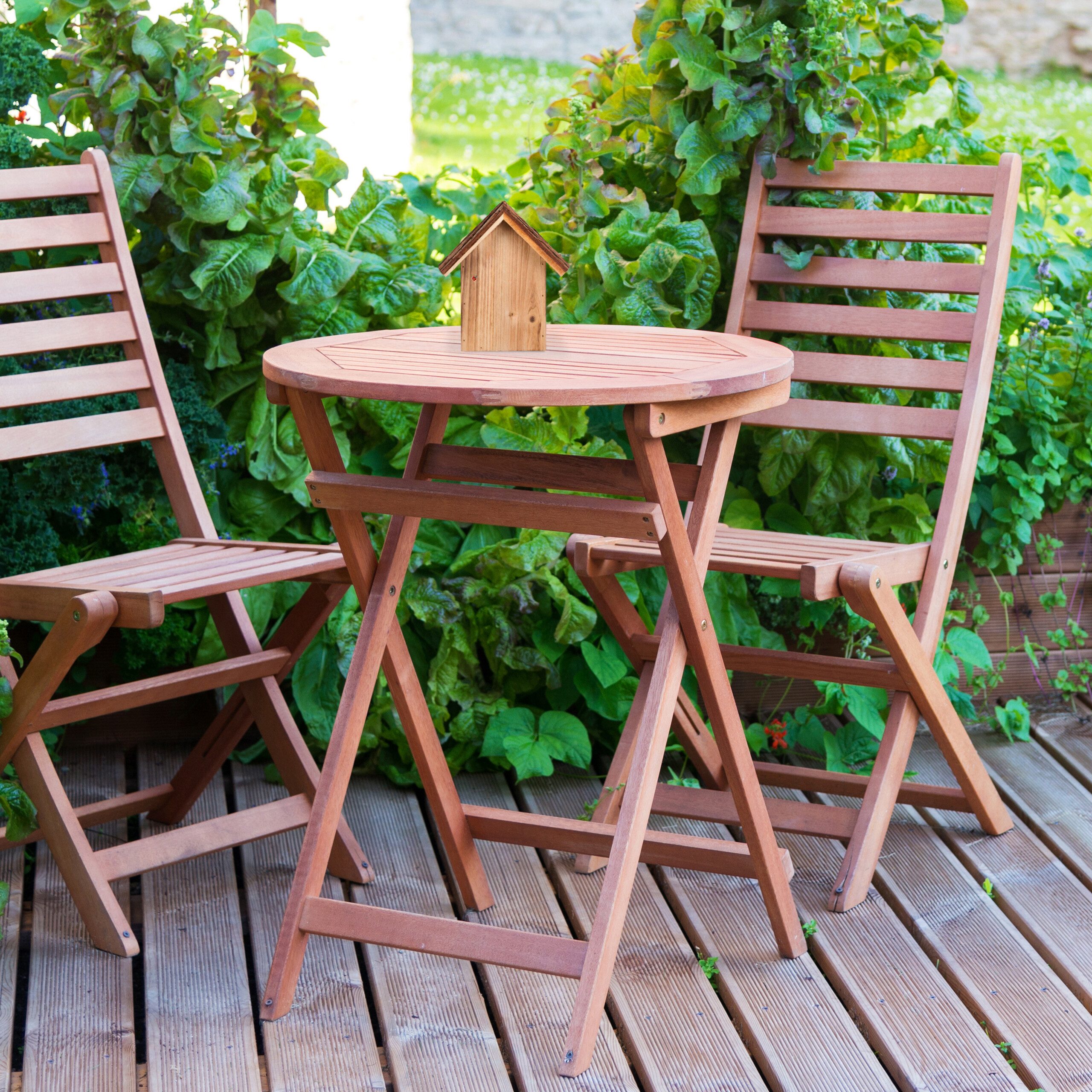 relaxdays Insektenhotel Marienkäferhaus aus Holz, (1-St)