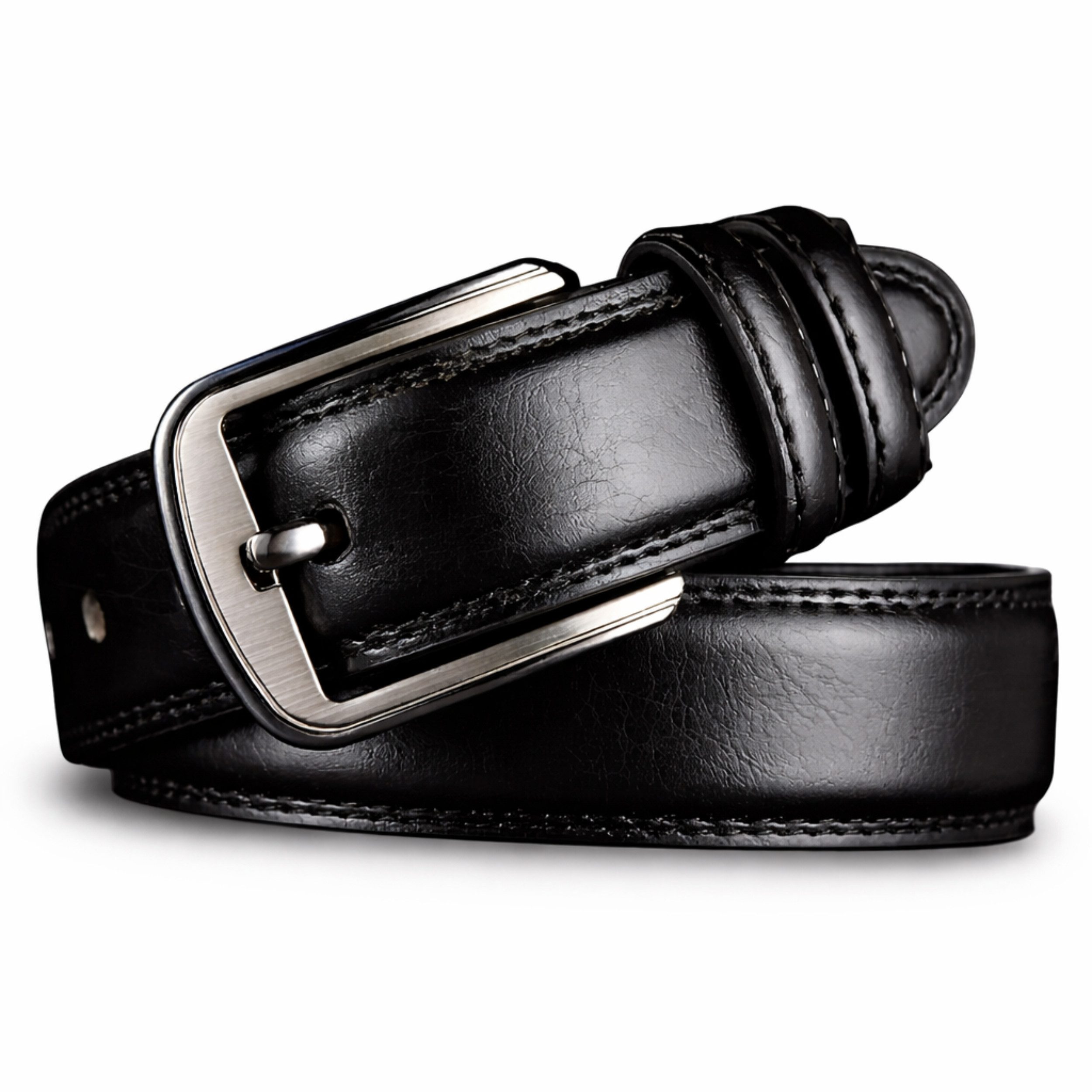 StellarLuma Hüftgürtel Herrengürtel XXL Gürtel 130 cm 4 cm breit Herren Schnalle (Erhältlich in Schwarz und Braun, Gürtel mit Einfachdornschließe, bequem und geeignet für breite Taillen) geeignet für alle Anlässe, komfortable Passform mit hohem Tragekomfort