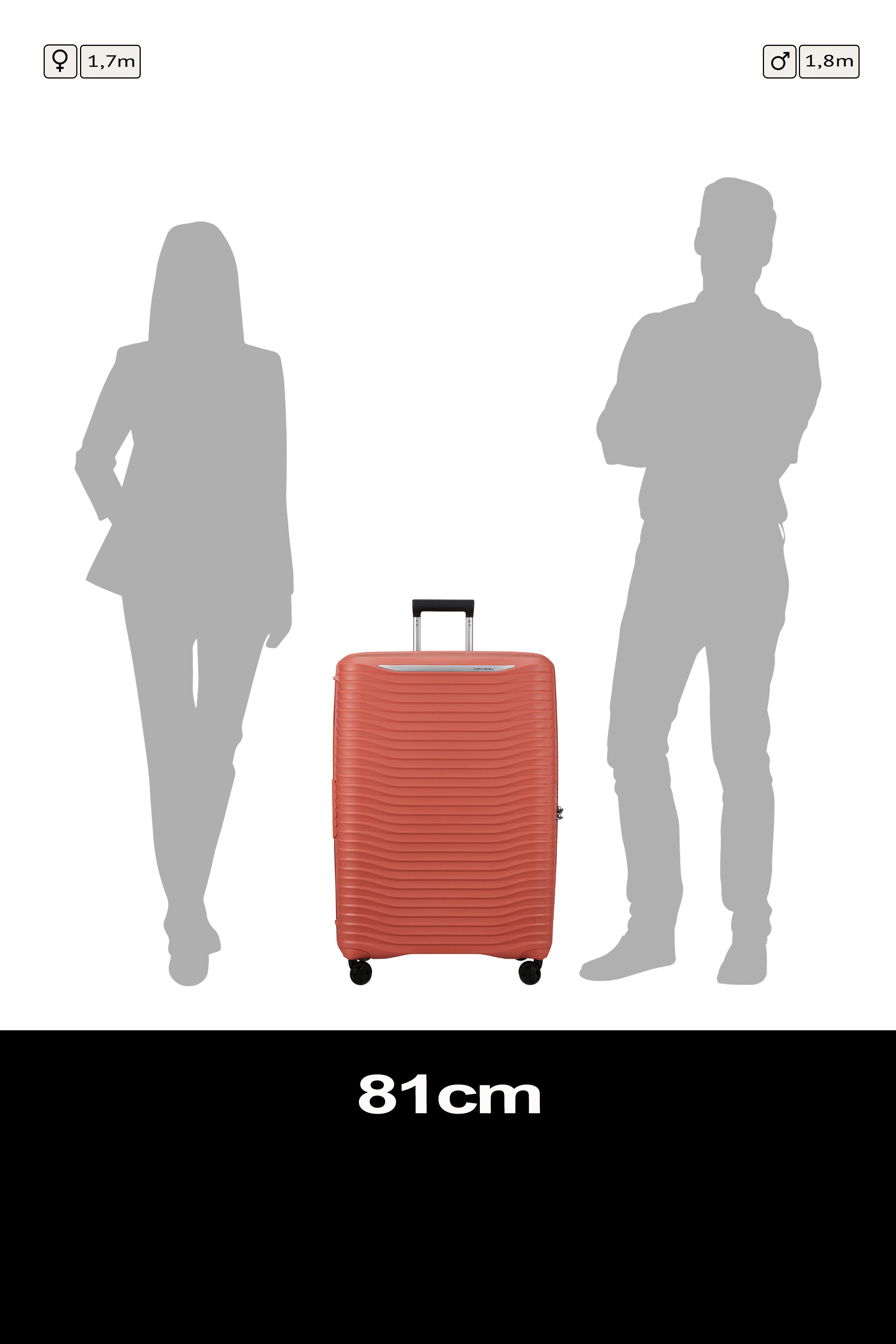 Samsonite Hartschalen-Trolley UPSCAPE, verschiedene Größen und Farben, 4 Ro günstig online kaufen