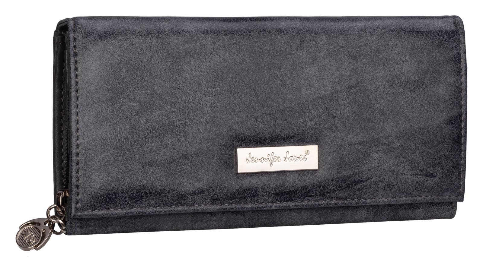 Jennifer Jones Geldbörse JENNIFER JONES Damen Geldbörse Geldbeutel Brieftasche Portmonee XXL, Damen Geldbörse klappbar mit Reißverschluss Portemonnaie Geldbeutel