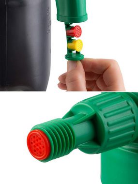 Meister Werkzeuge Sprühflasche Schaumsprüher Sprüher 1,5L für Reinigungsschaum mit 3 Schaumpatronen