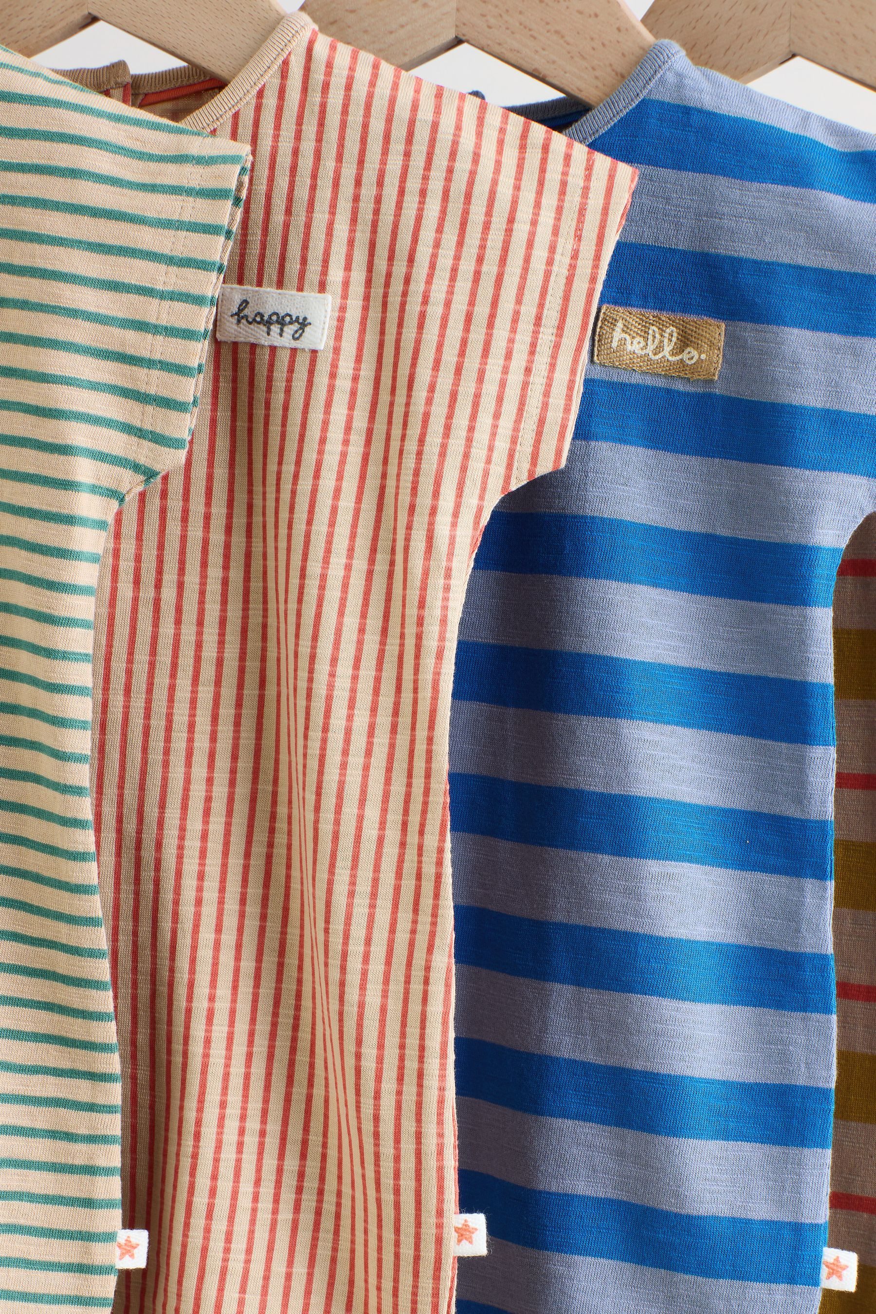 Next Strampler Strampler aus 100 % Baumwolle, 4er-Pack (4-tlg)