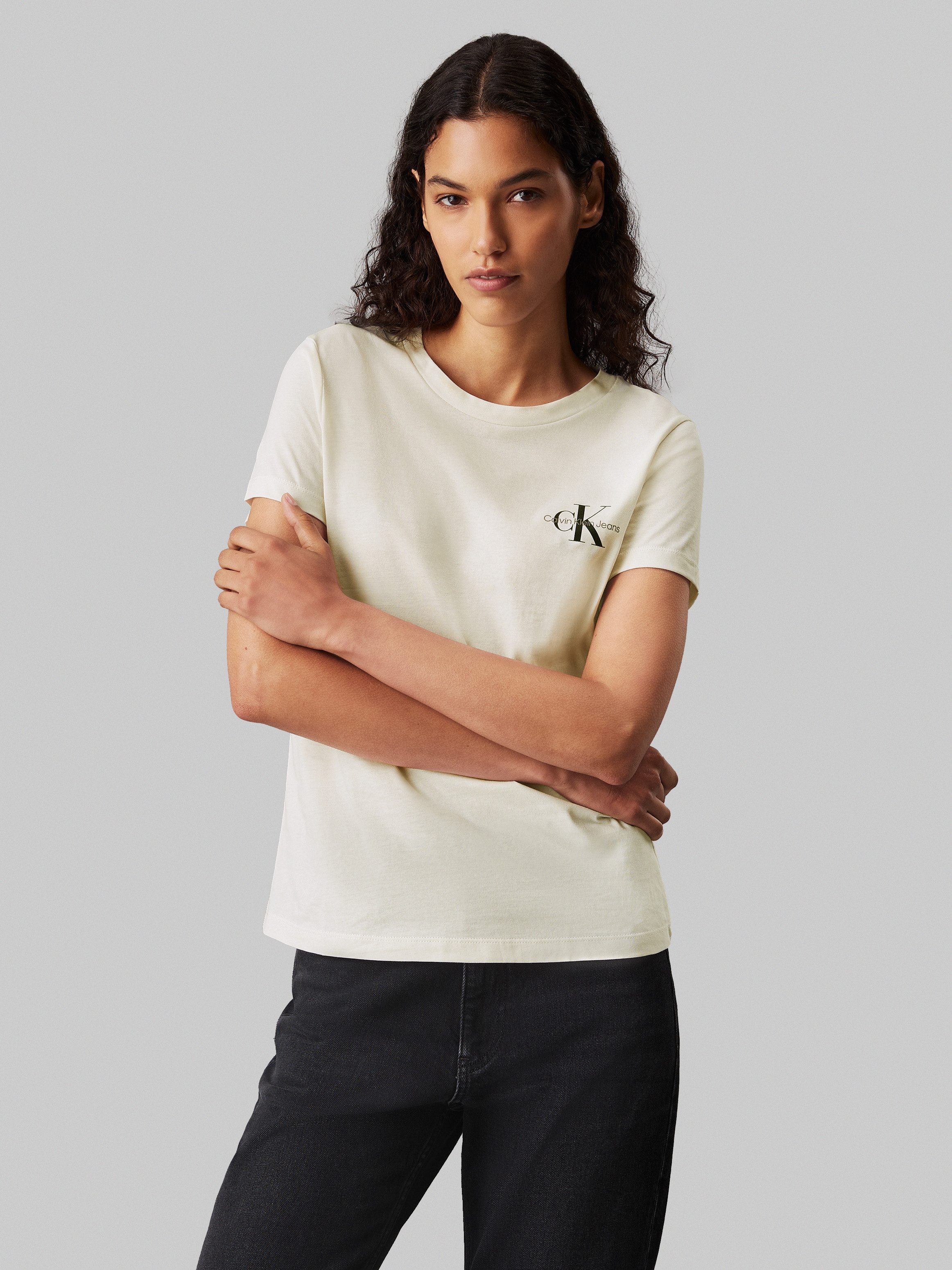 Calvin Klein Jeans Rundhalsshirt 2-PACK MONOLOGO günstig online kaufen