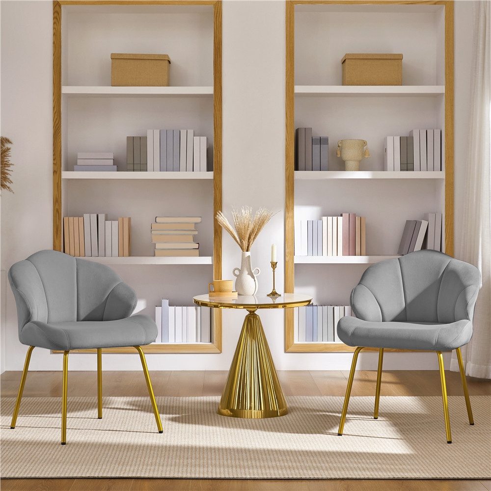 Yaheetech Esszimmerstuhl Loungesessel in Muschelform (1 St), Schreibtischst günstig online kaufen