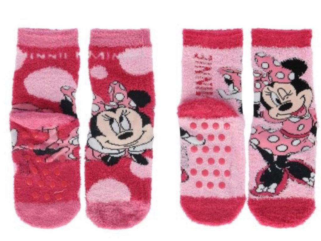 Disney Minnie Mouse ABS-Socken 2er Pack Anti-Rutsch-Socken Stoppersocken Mi günstig online kaufen