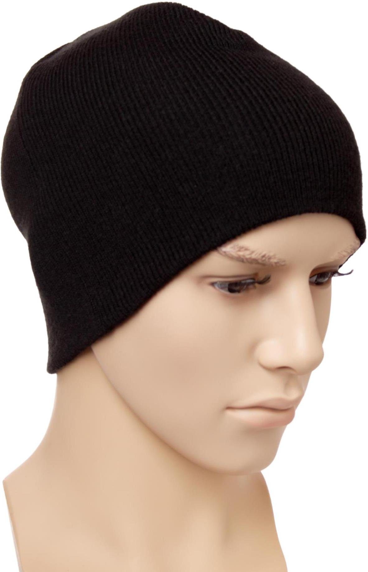 Strickmütze Beanie Strickmütze, Feinripp