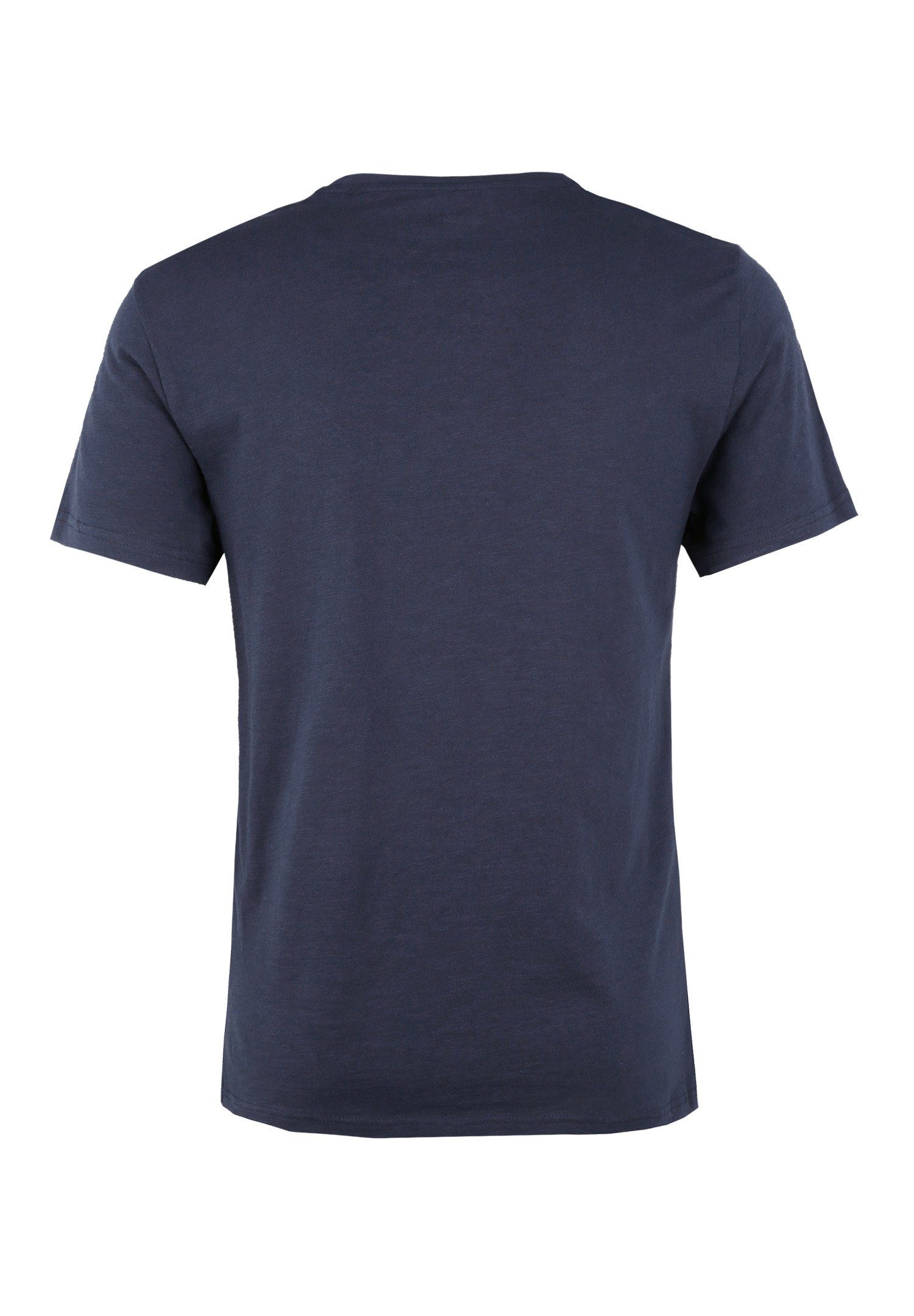 zertifizierte Classic Marvel Logo Navy Bio-Baumwolle T-Shirt GOTS Recovered