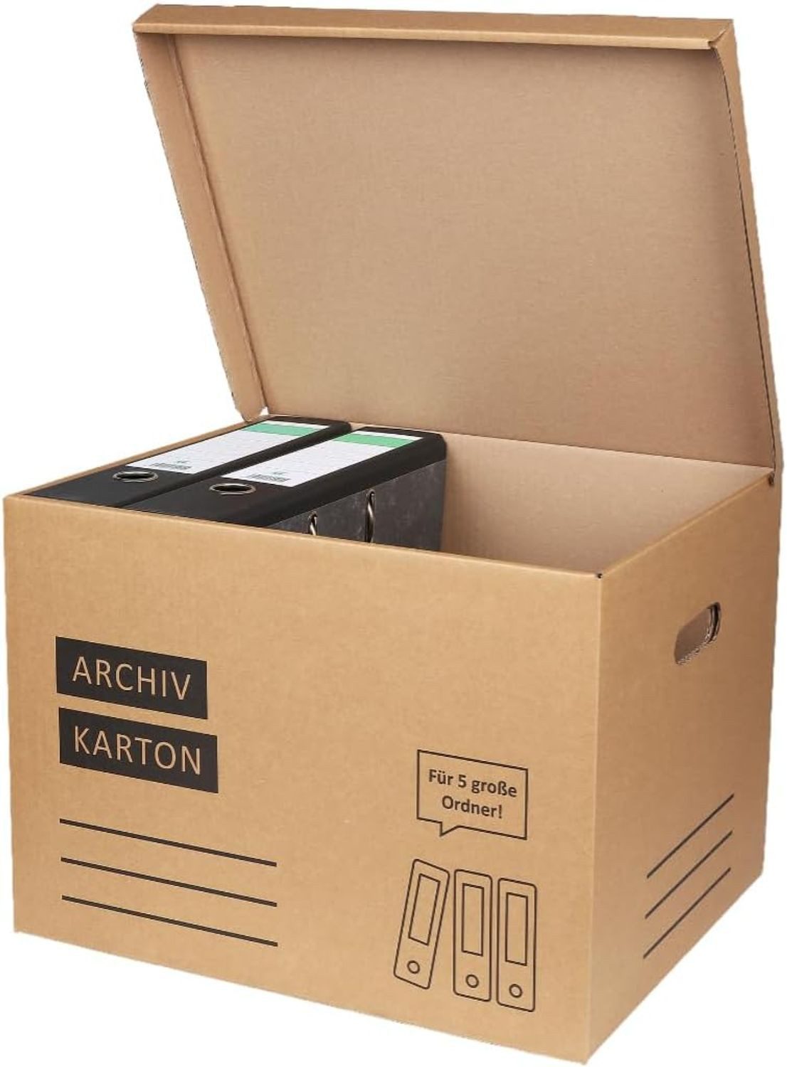 BURI Aufbewahrungsbox Archivschachteln Aktenkarton Transportboxen Archivkar günstig online kaufen