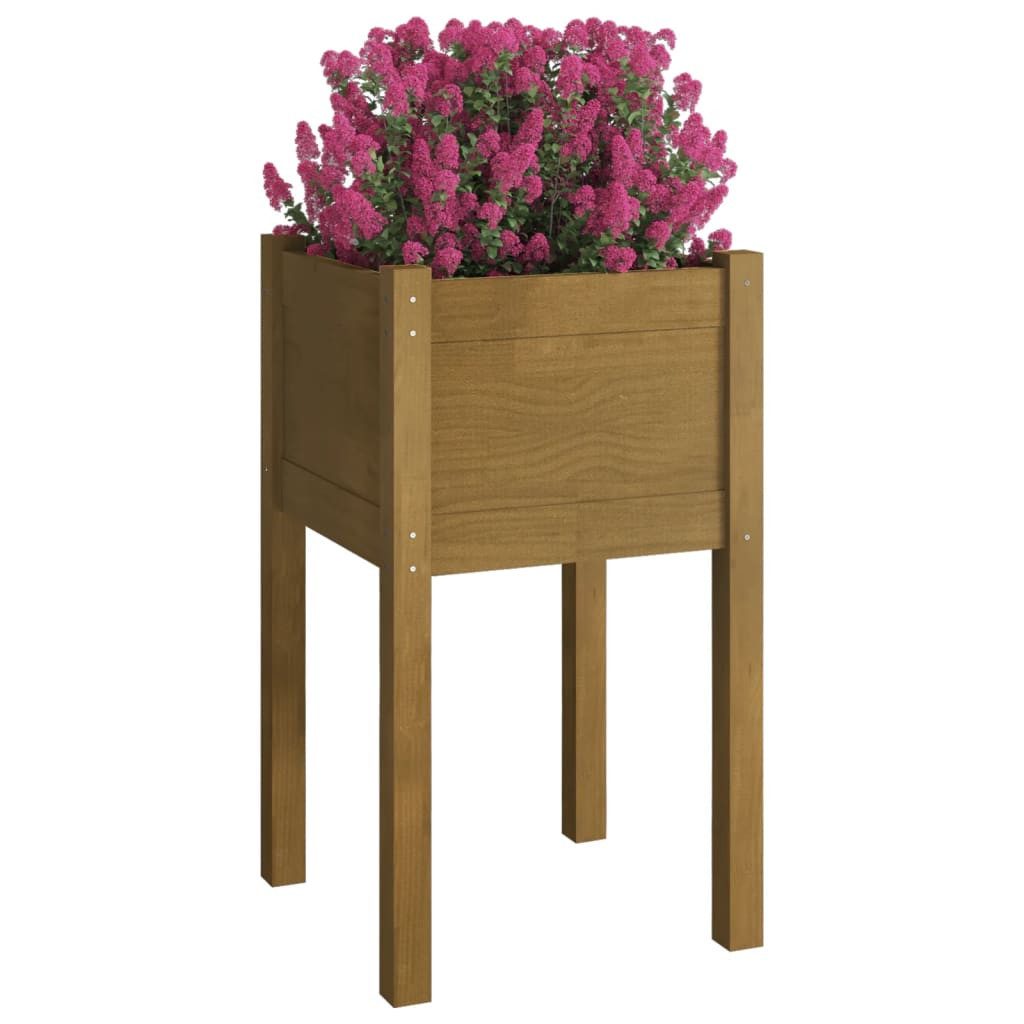 vidaXL Blumentopf Pflanzkübel 2 Stk. Honigbraun günstig online kaufen