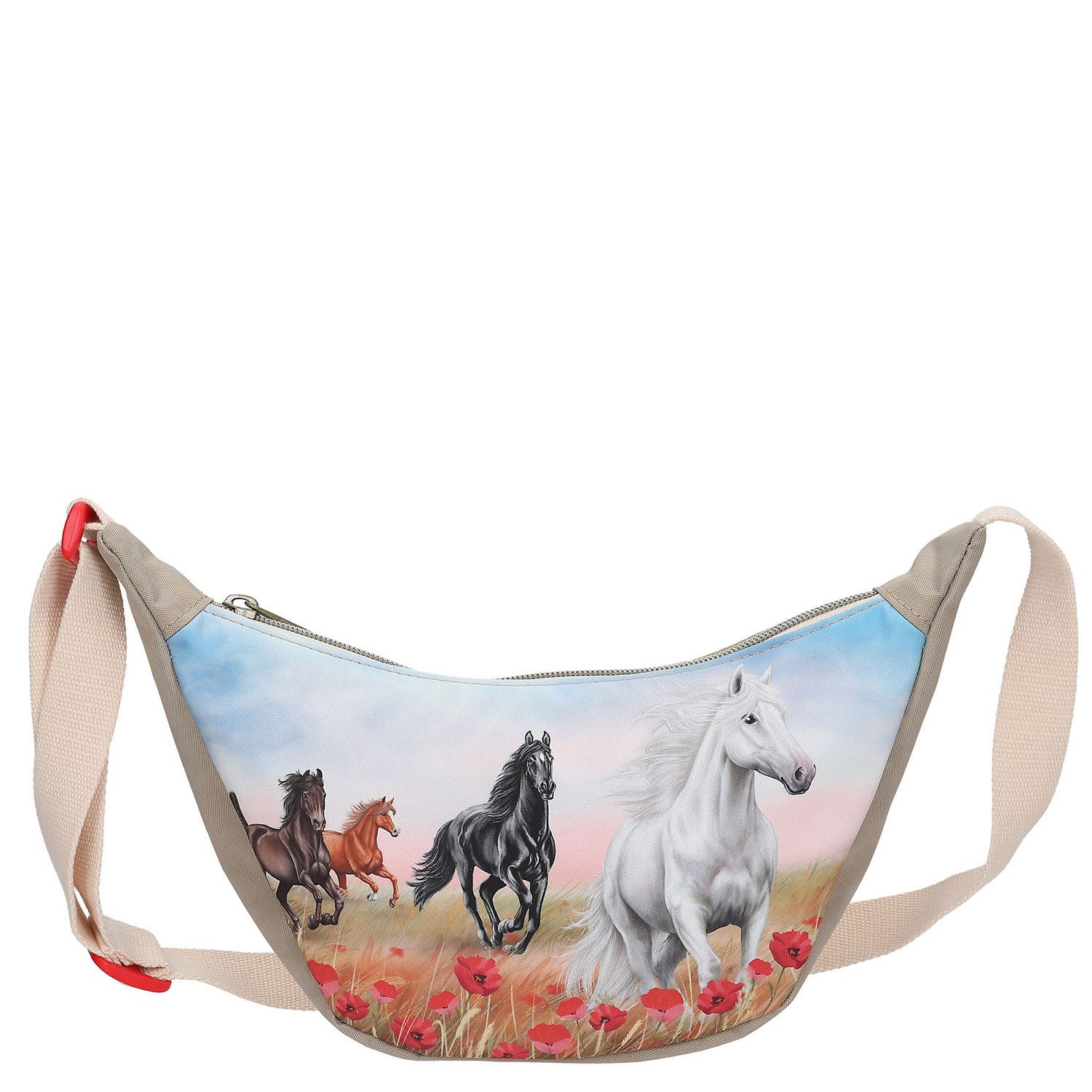 Depesche Geldbörse Depesche Halbmond Umhängetasche Miss Melody POPPY SAND 26-beige