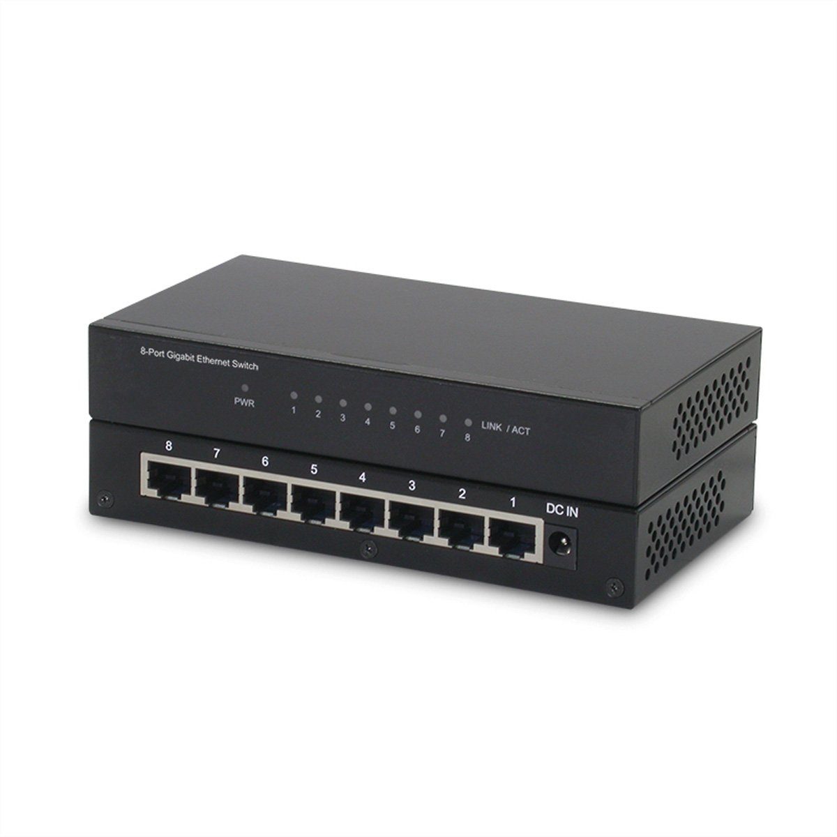 Gigabit Ethernet Switch, 8 Ports Netzwerk-Switch