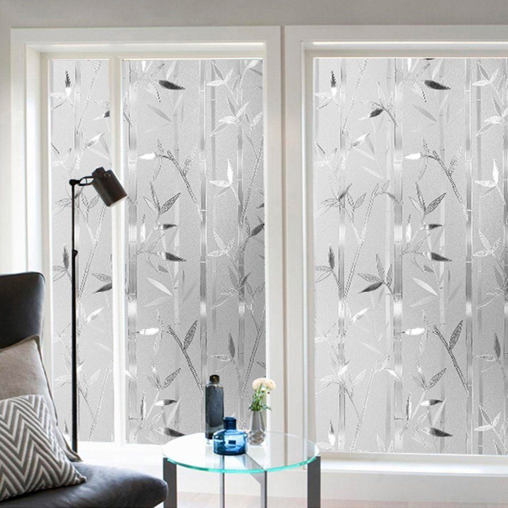 LETGOSPT Fensterfolie Fensterfolie Blickdicht Selbsthaftend, Sichtschutzfol günstig online kaufen