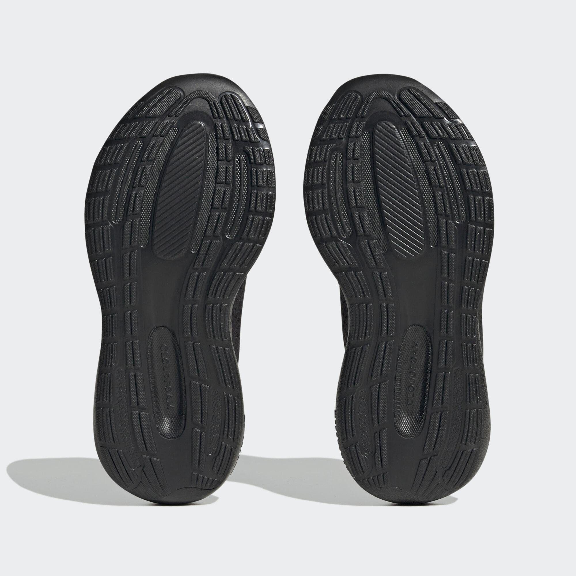 LACE RUNFALCON TOP Core Sneaker adidas / Black Black STRAP Core Sportswear SCHUH ELASTIC / 3.0 Core Black
