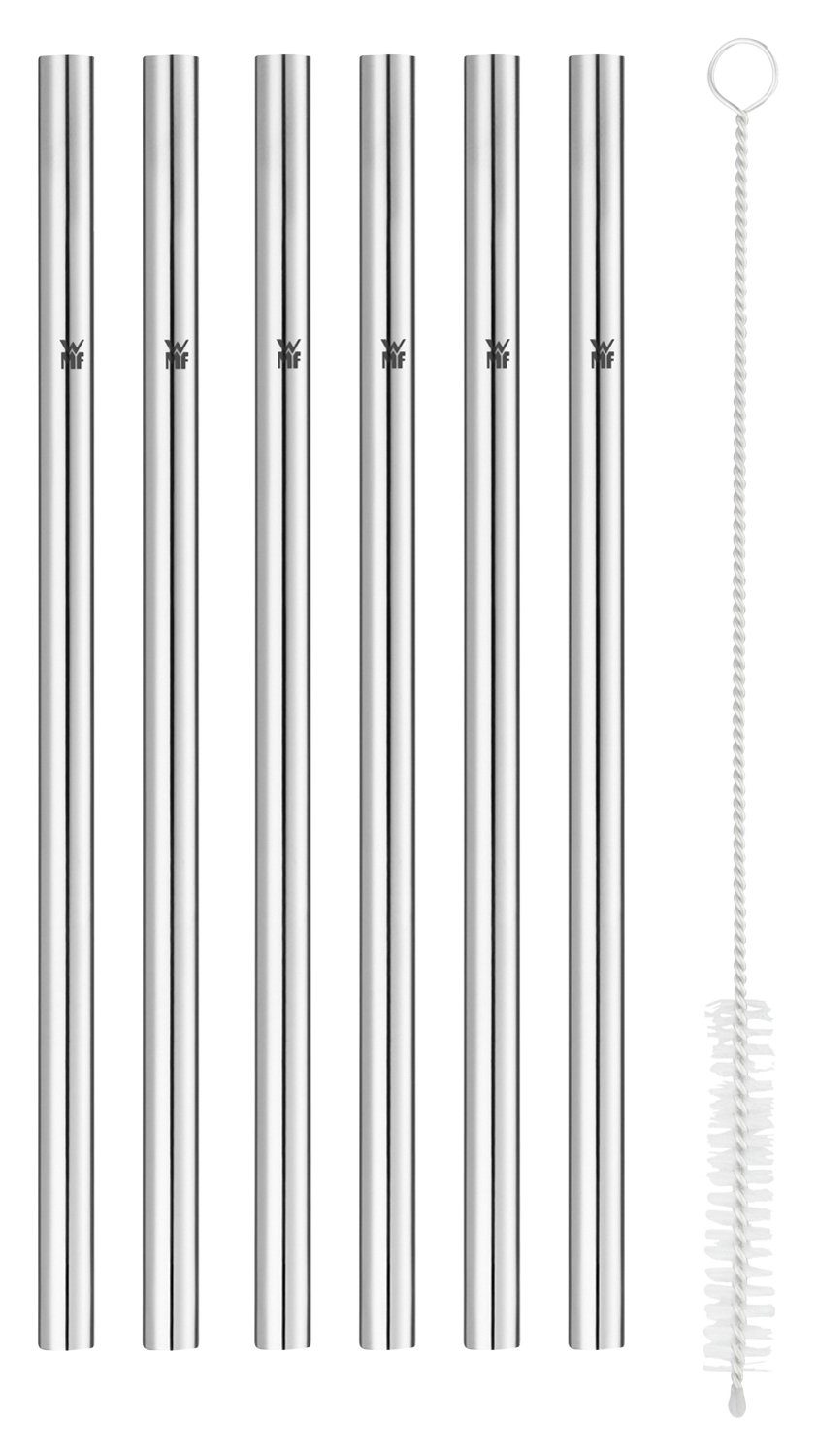 WMF Trinkhalme BARIC, Trinkhalm-Set, Edelstahl